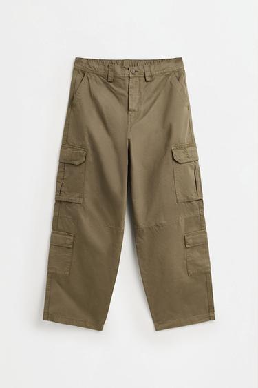 Baggy cargo trousers — TAUPE BROWN 6