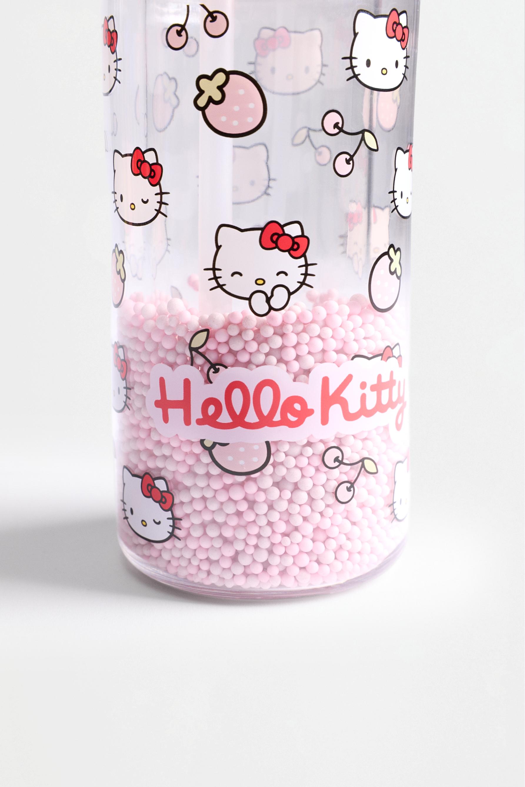 Hello Kitty ©SANRIO 250ml bottle with beads — DUSTY ROSE