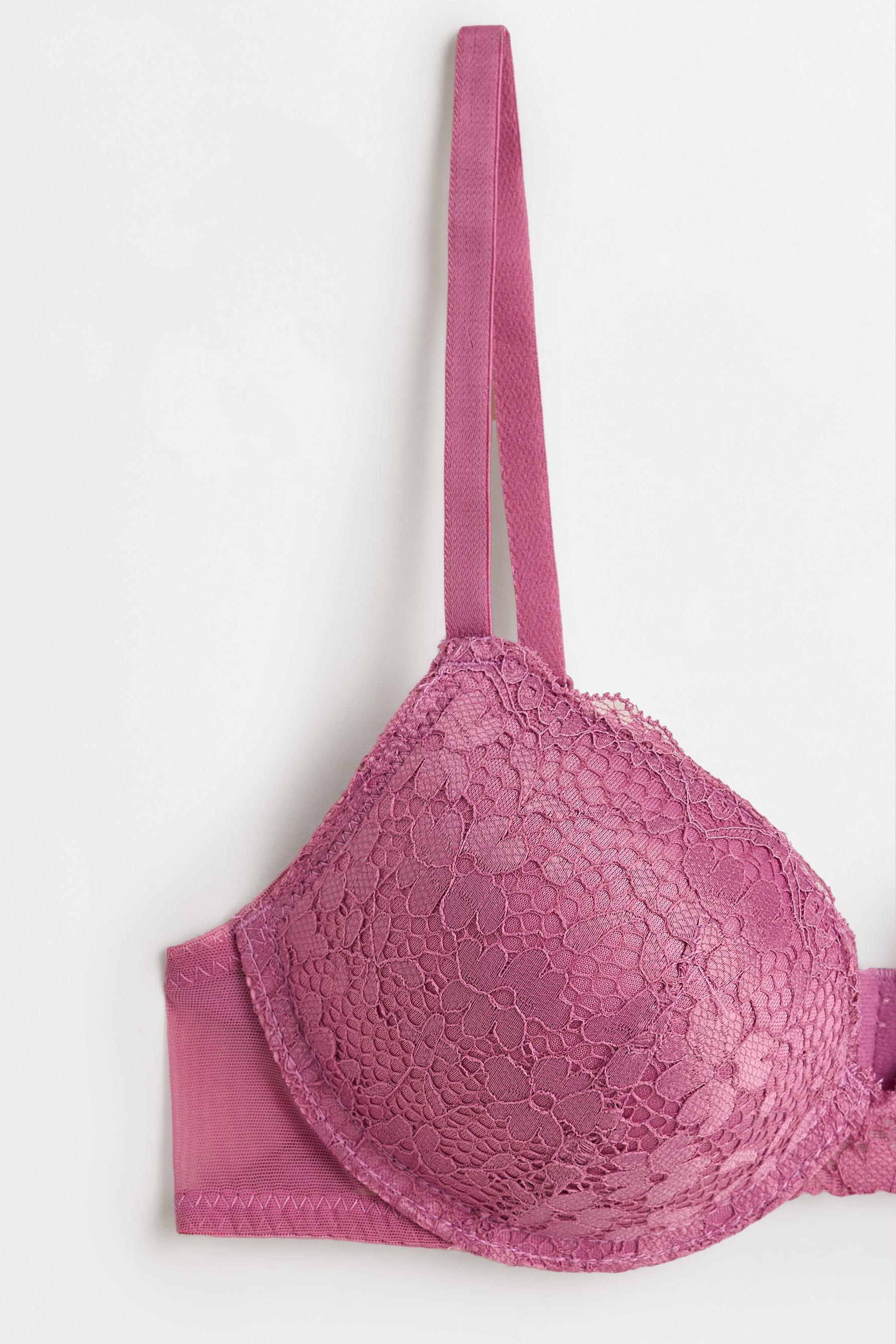 Classic lace bra — PINK