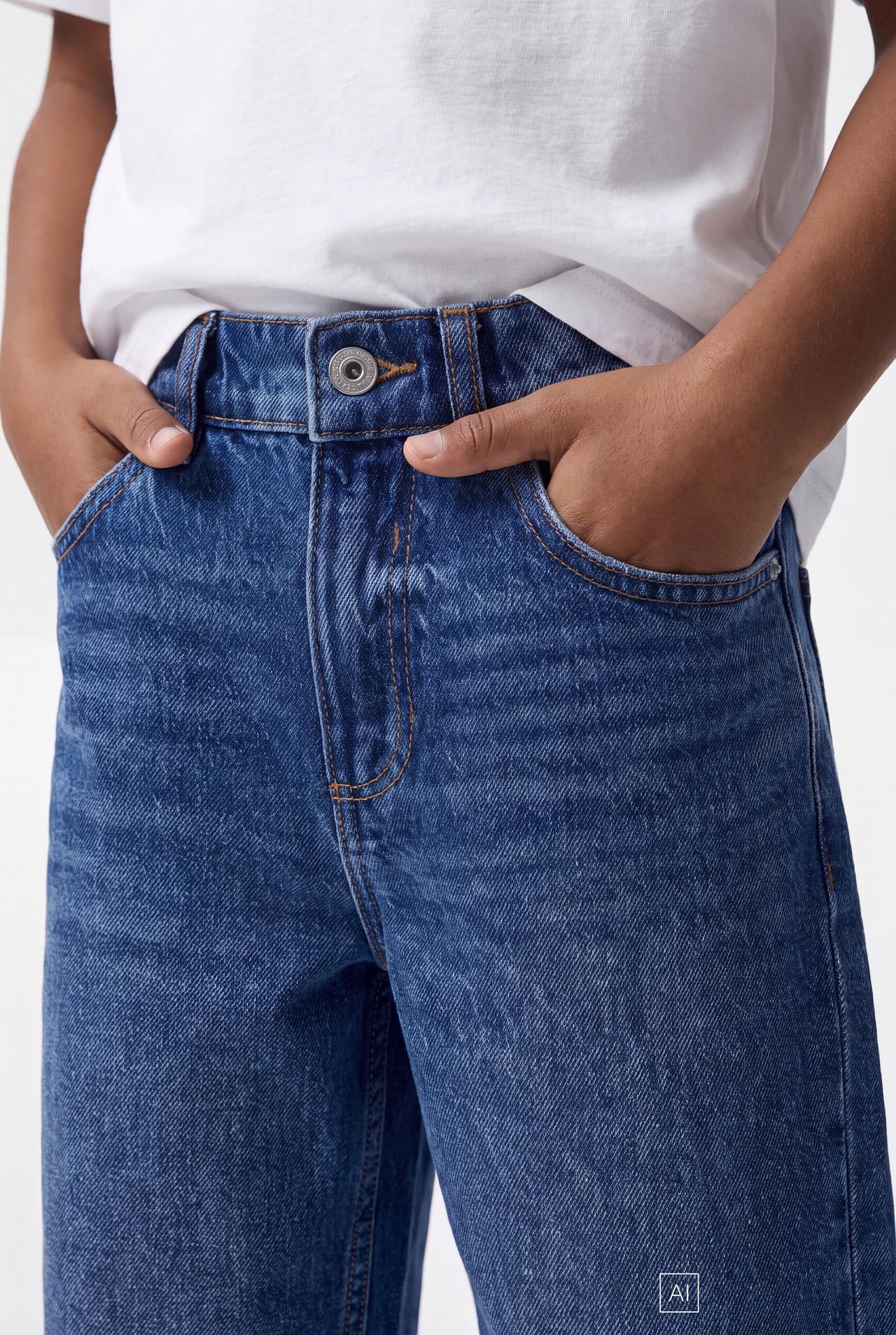 Balloon jeans — BLUE