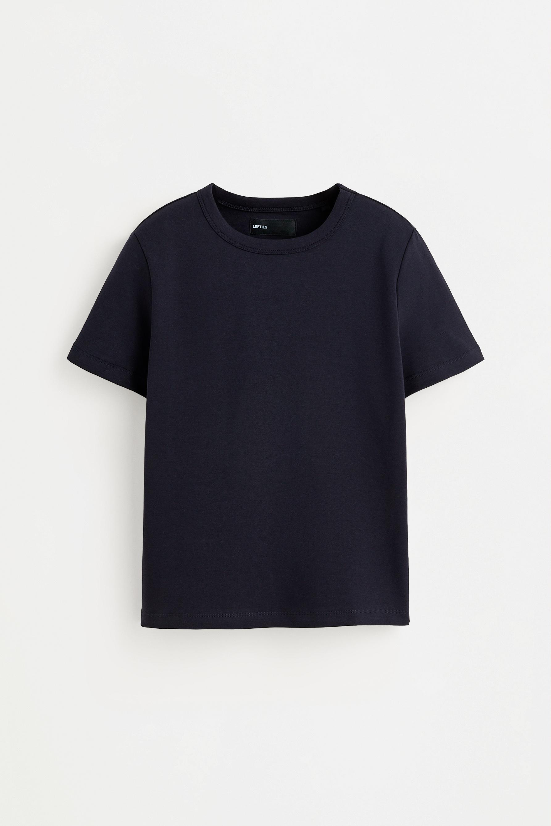 Basic short sleeve T-shirt — NAVY