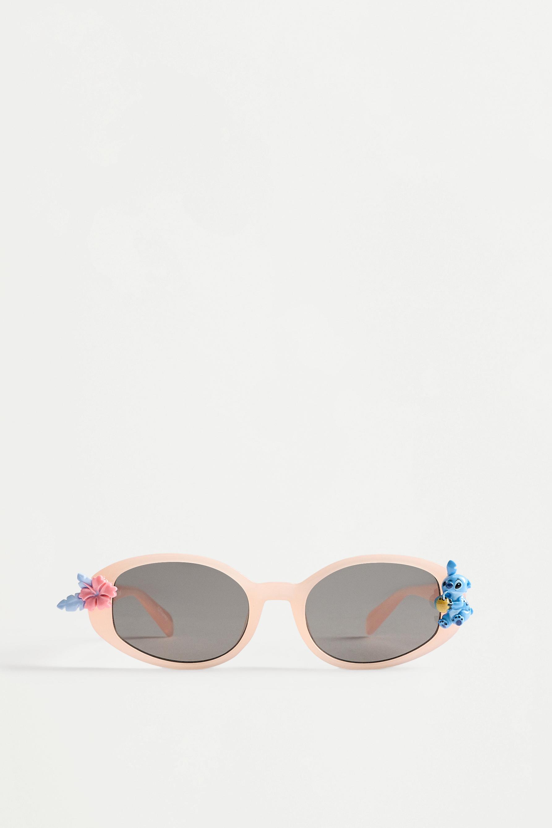 Stitch & Angel ©Disney oval sunglasses — SALMON PINK