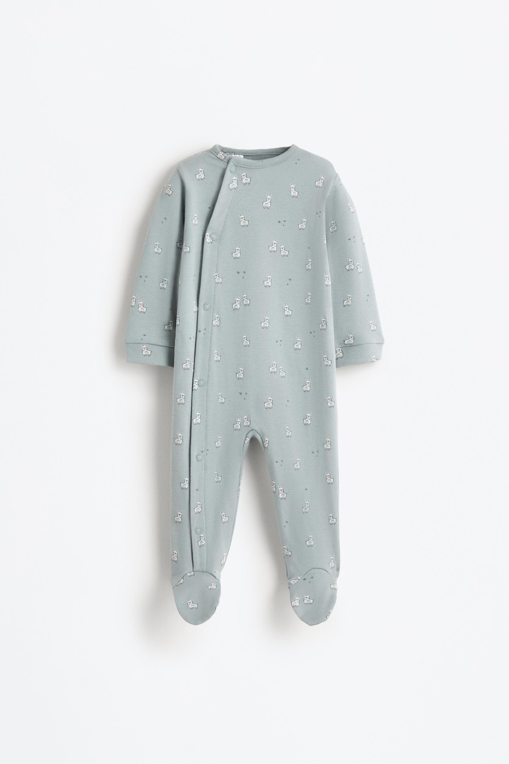 Pijama interlock estampado entero