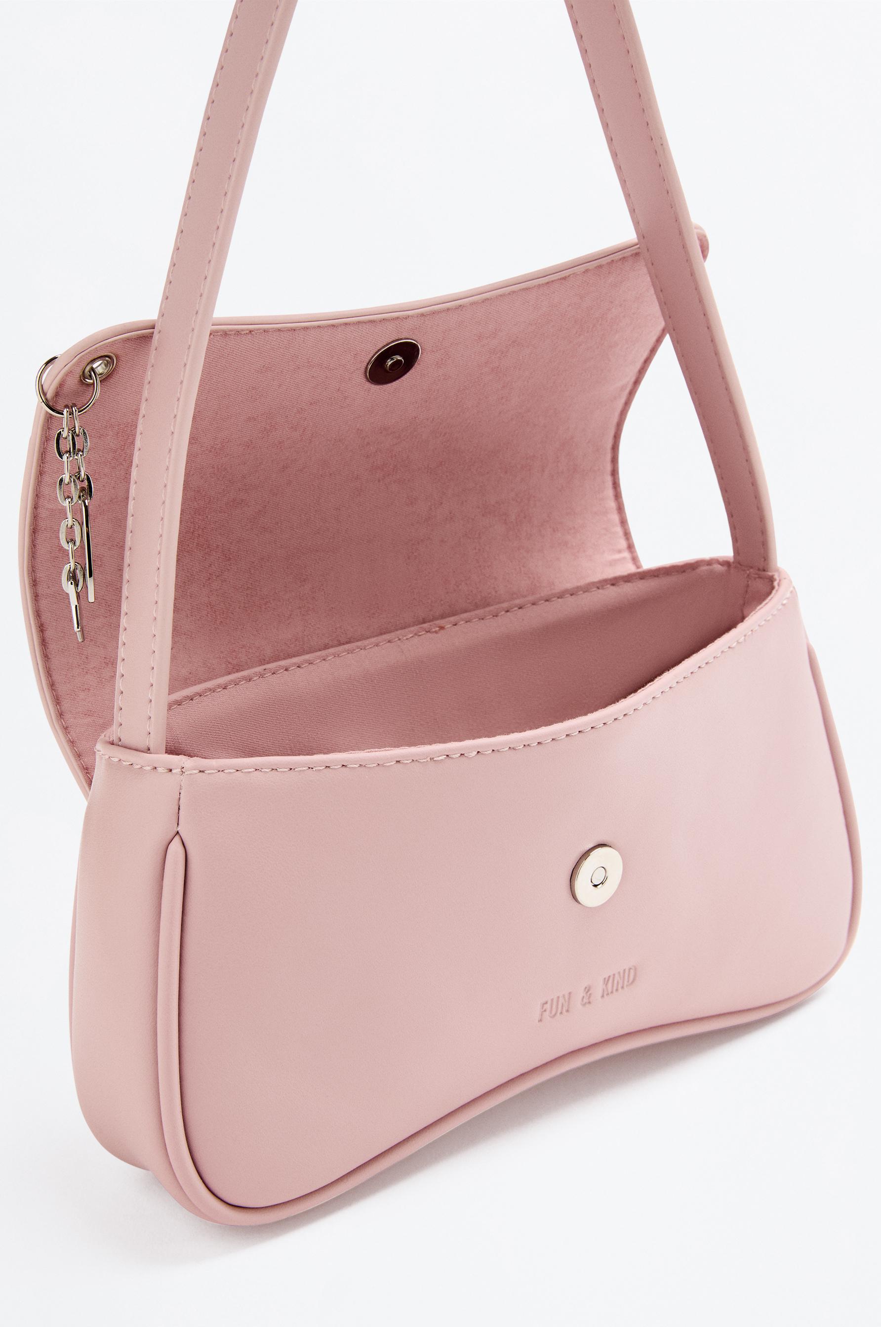 Heart shoulder bag — PINK