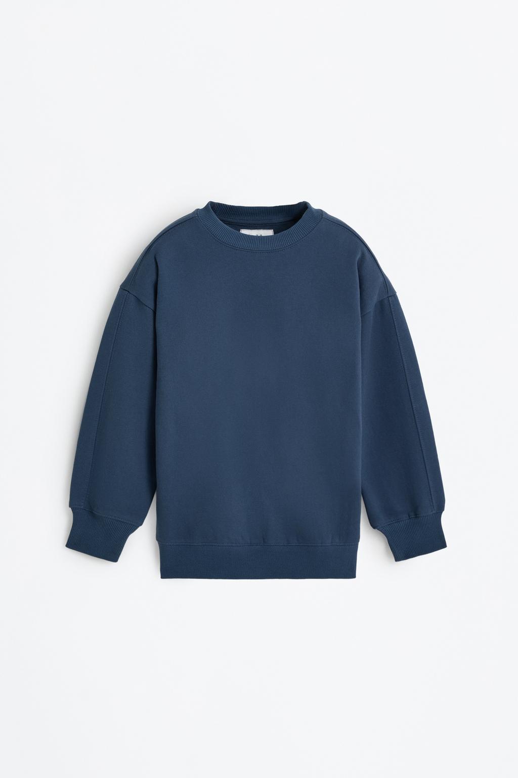 Basic plush sweatshirt