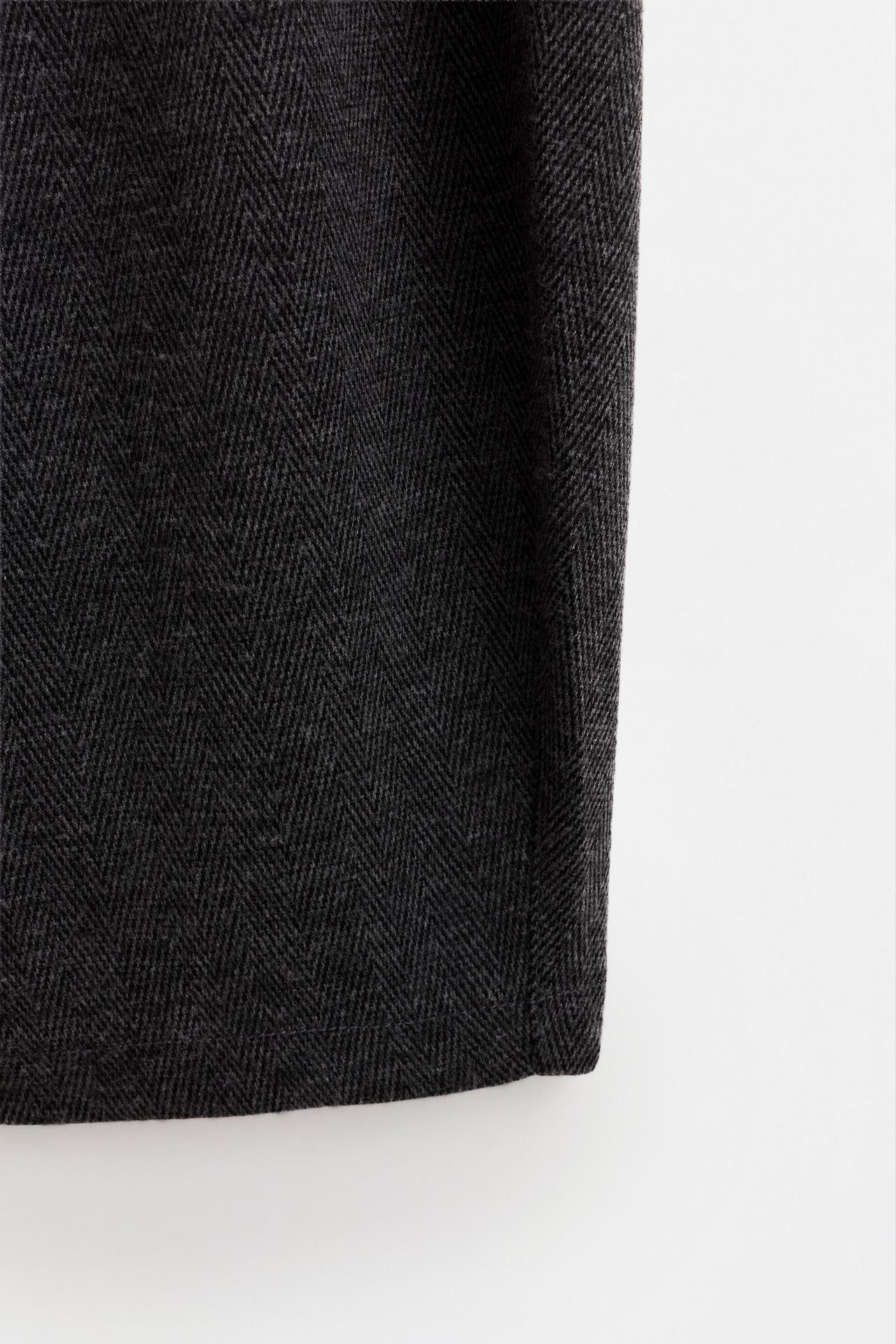 Suede Ponte di Roma balloon trousers — ANTHRACITE GREY