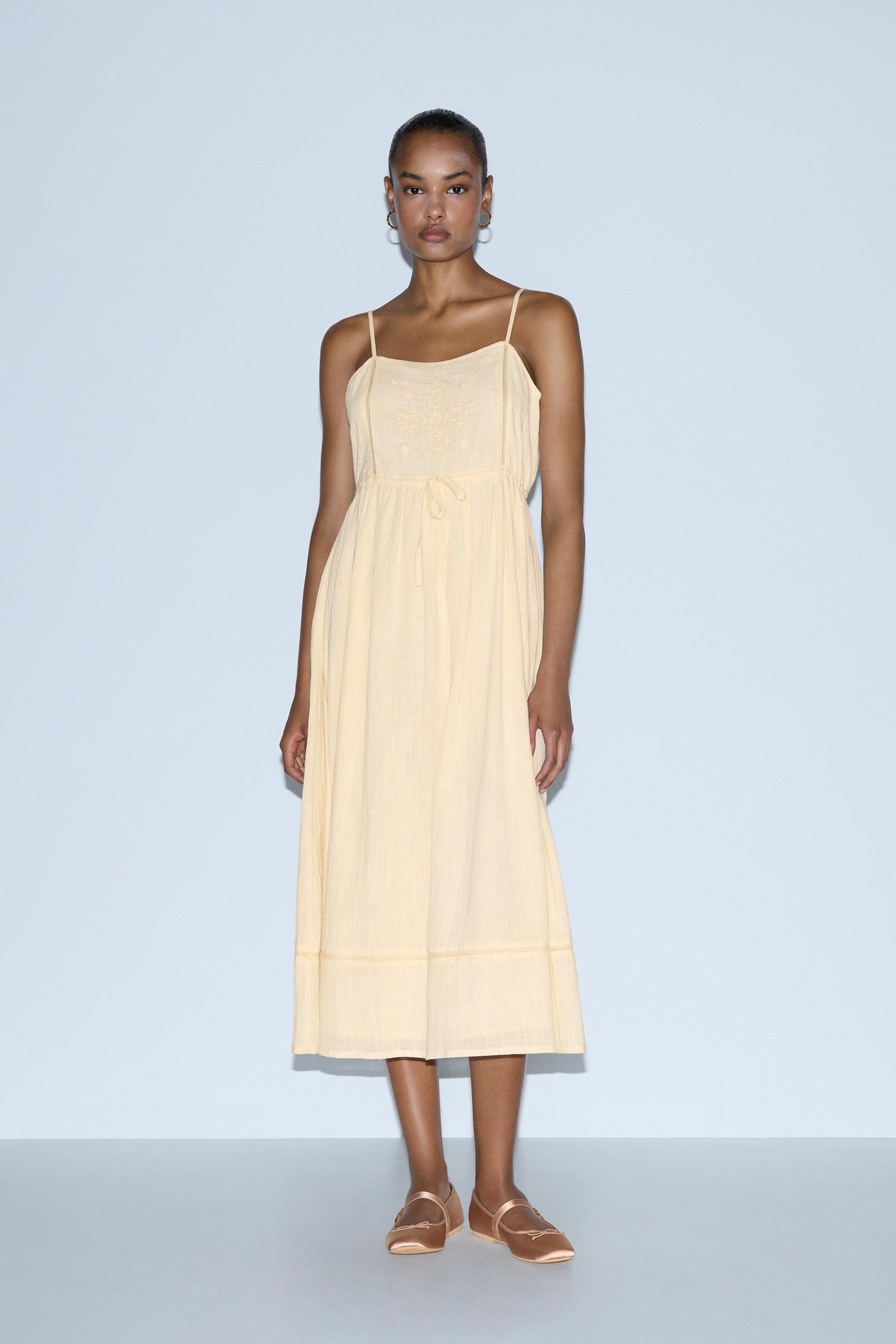 Vestido bordado encaje