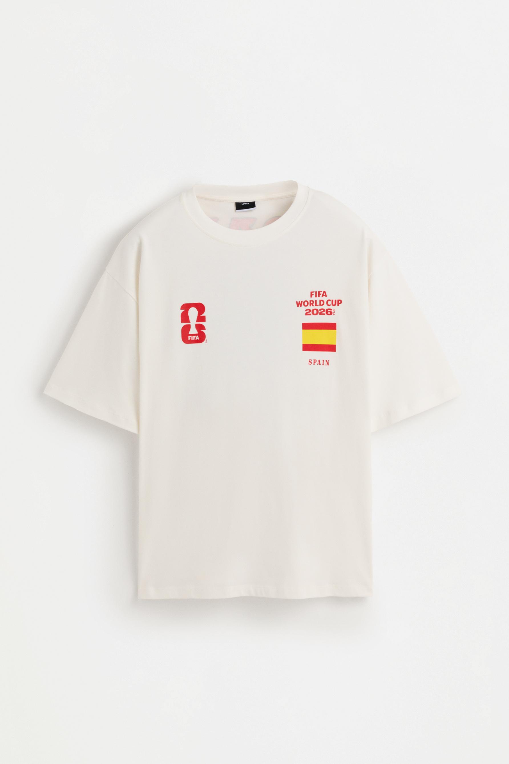Men's | Spain FIFA World Cup 2026 Official Licensed Product T-shirt — OFF WHITE