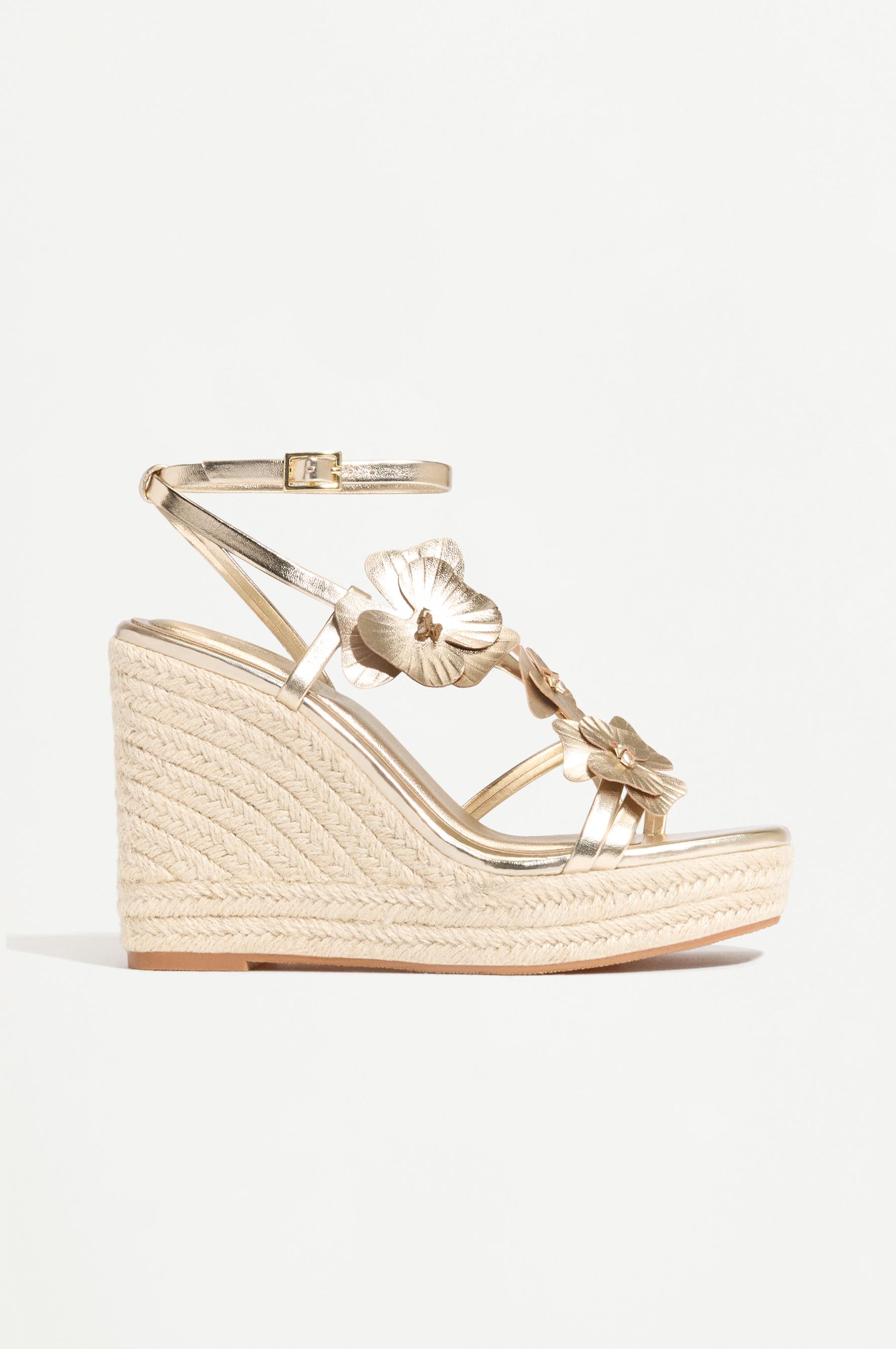 Wedge sandals — GOLD