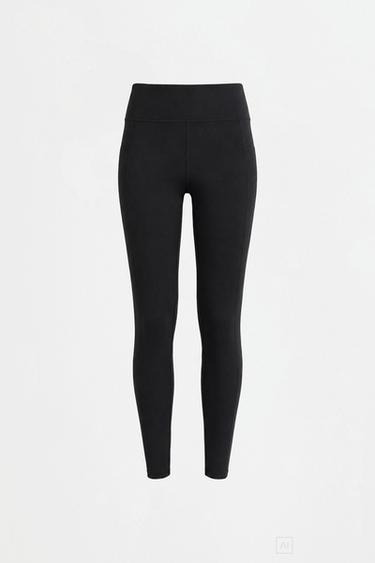 Shaping effect sports leggings — BLACK 6