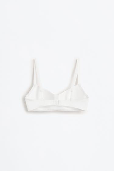 Microfibre pre-shaped bra — WHITE 7