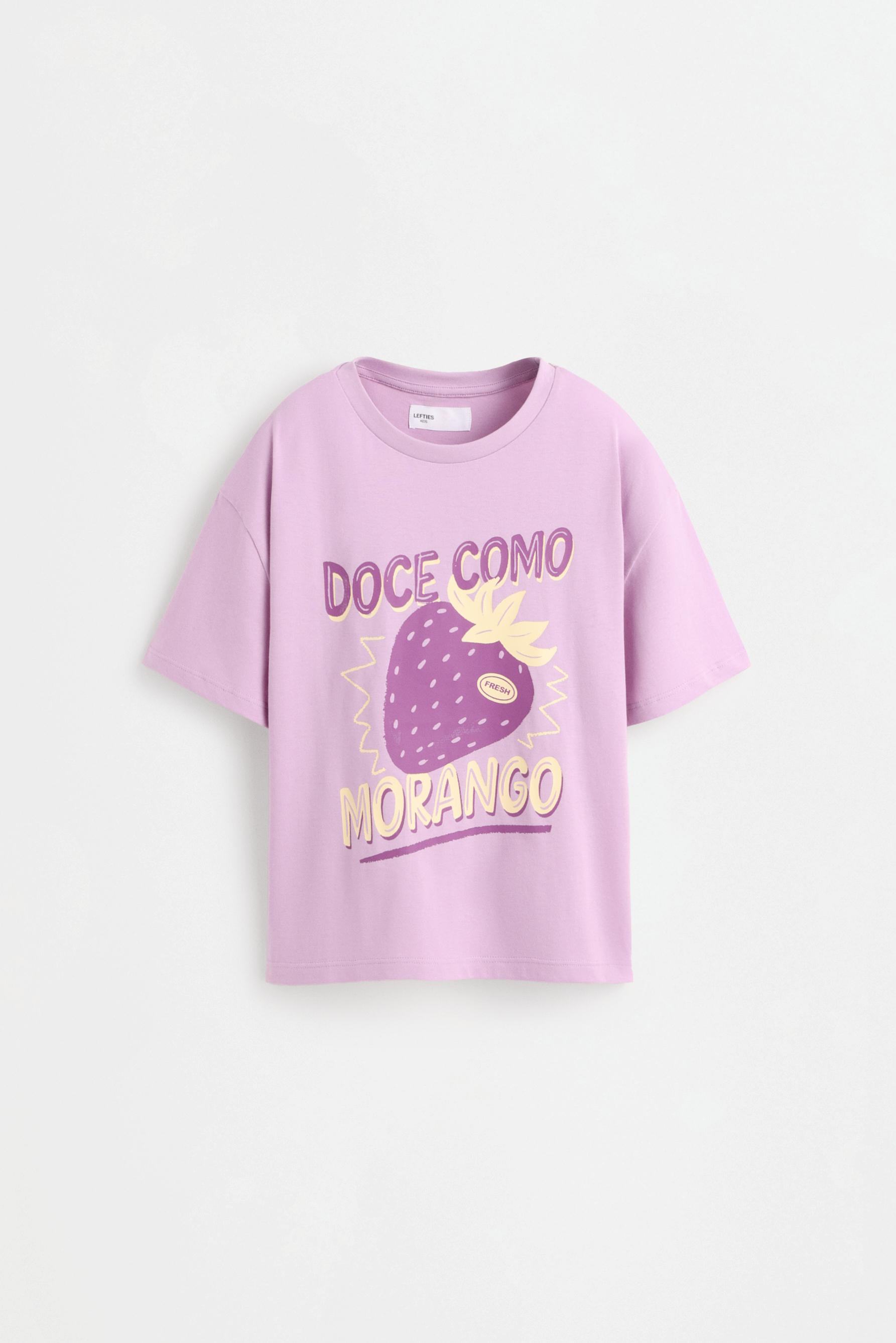 Printed T-shirt — MAUVE PINK