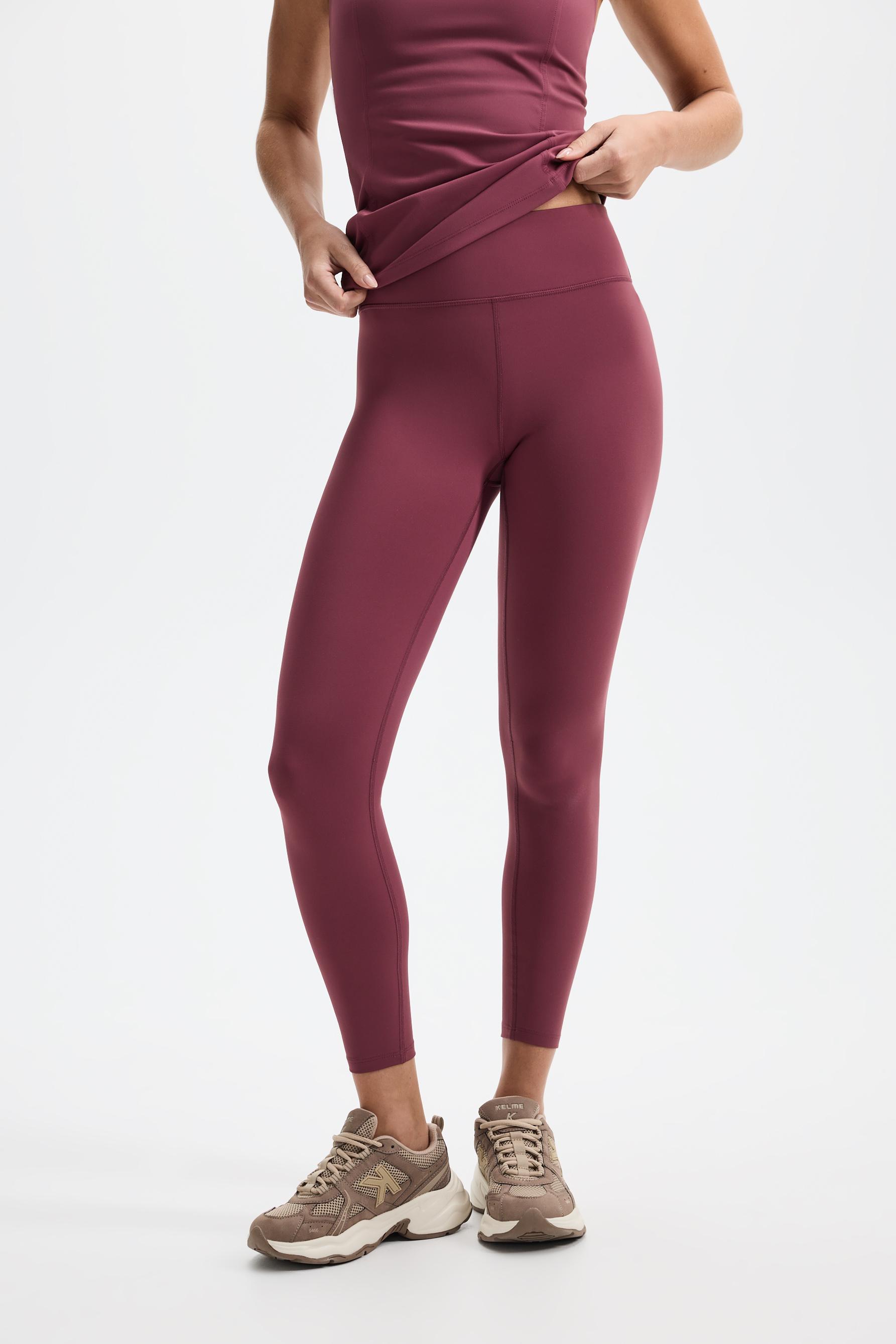 Basic sports leggings — DARK PINK