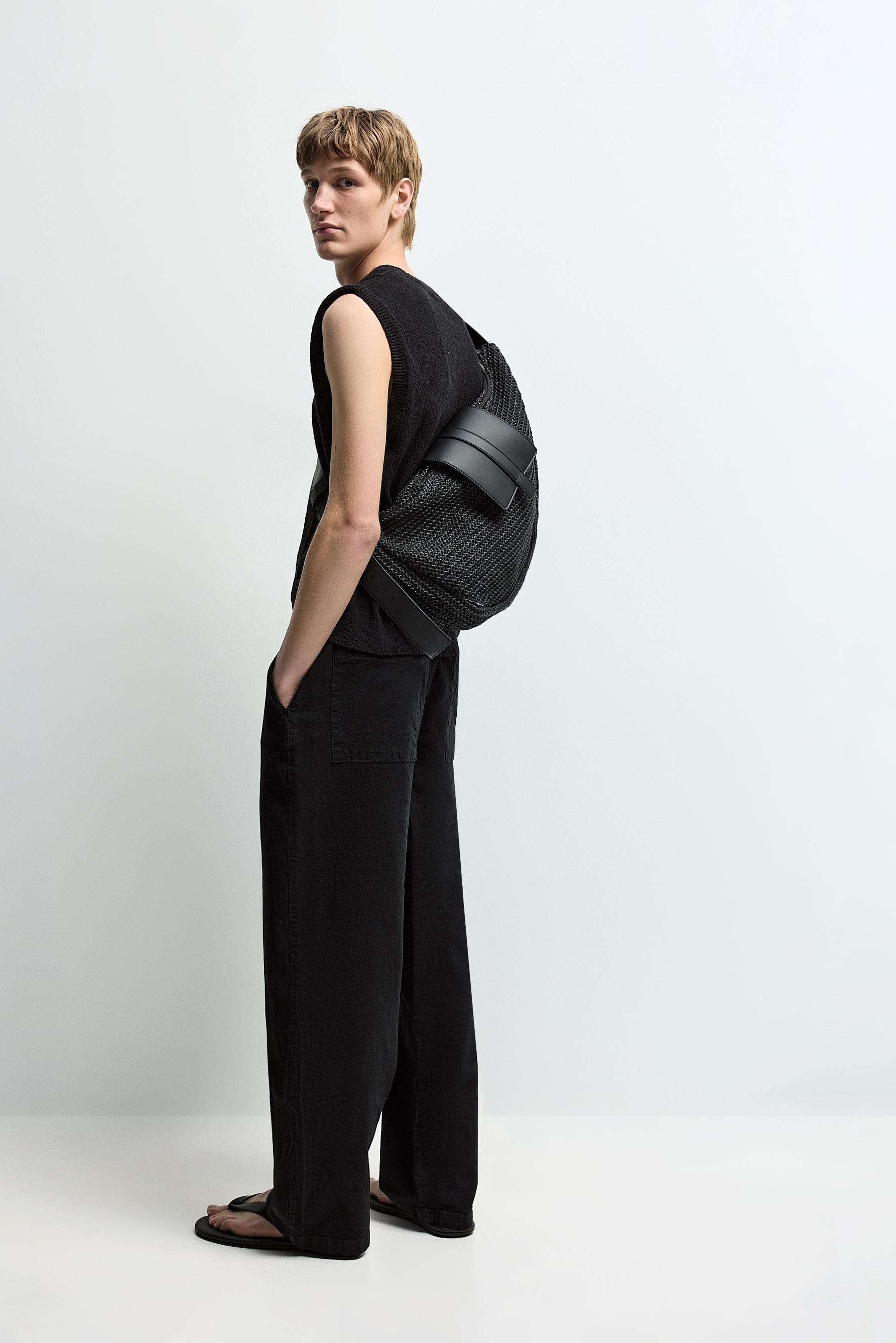 Rustic joggers — BLACK