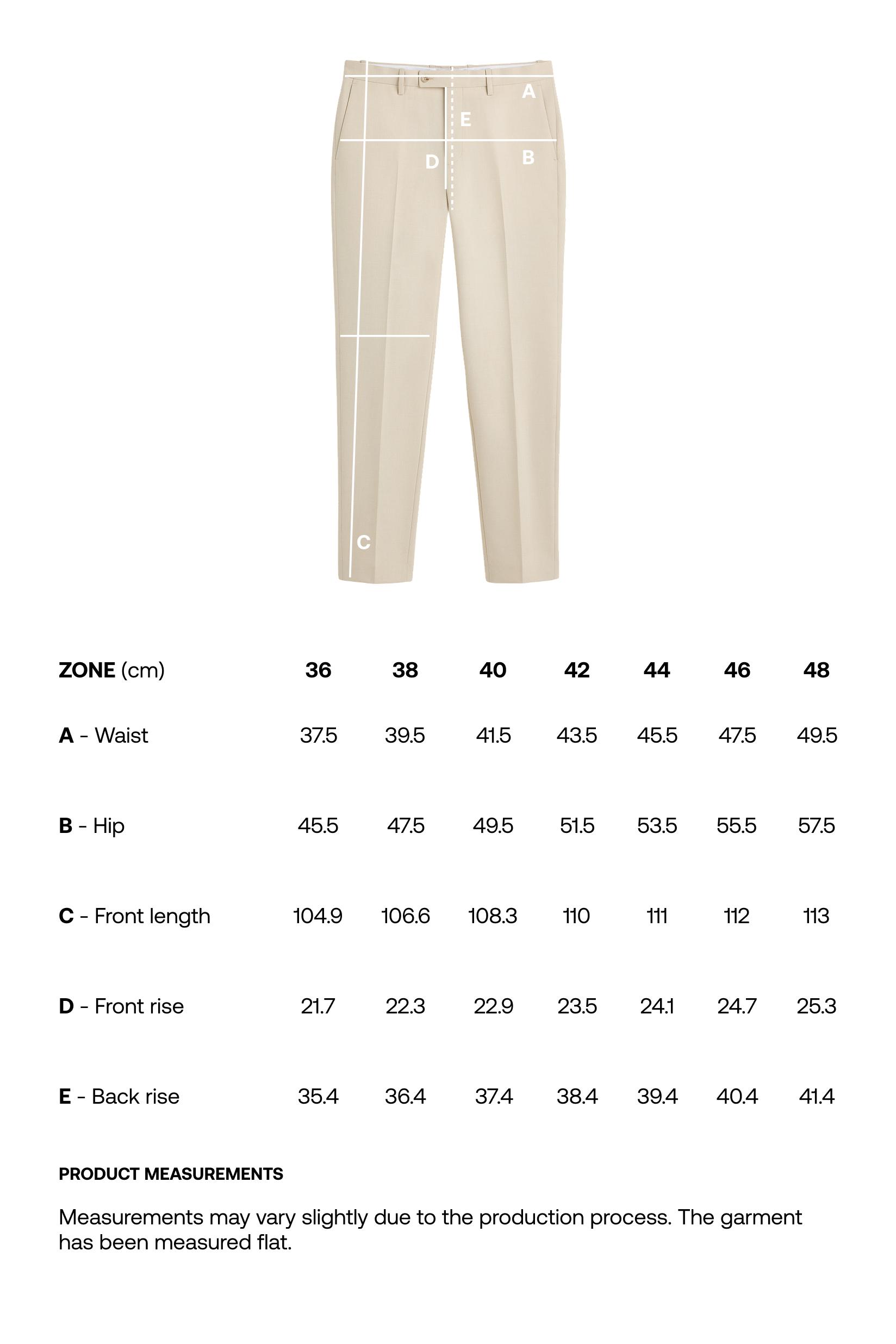 Slim fit suit trousers — OFF WHITE