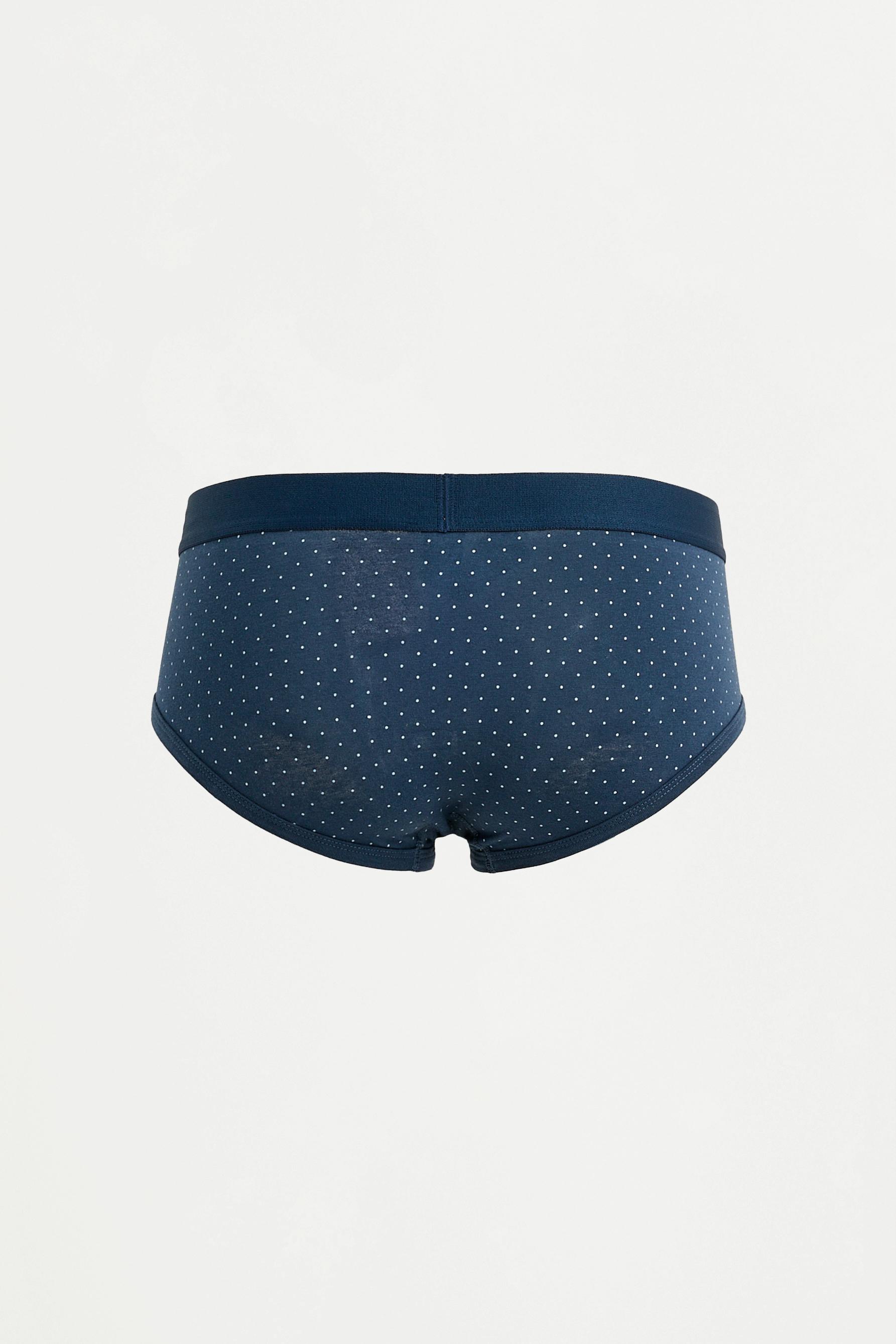 Briefs with text (Pack of 5) — MAROON
