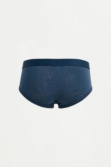 Briefs with text (Pack of 5) — MAROON 8