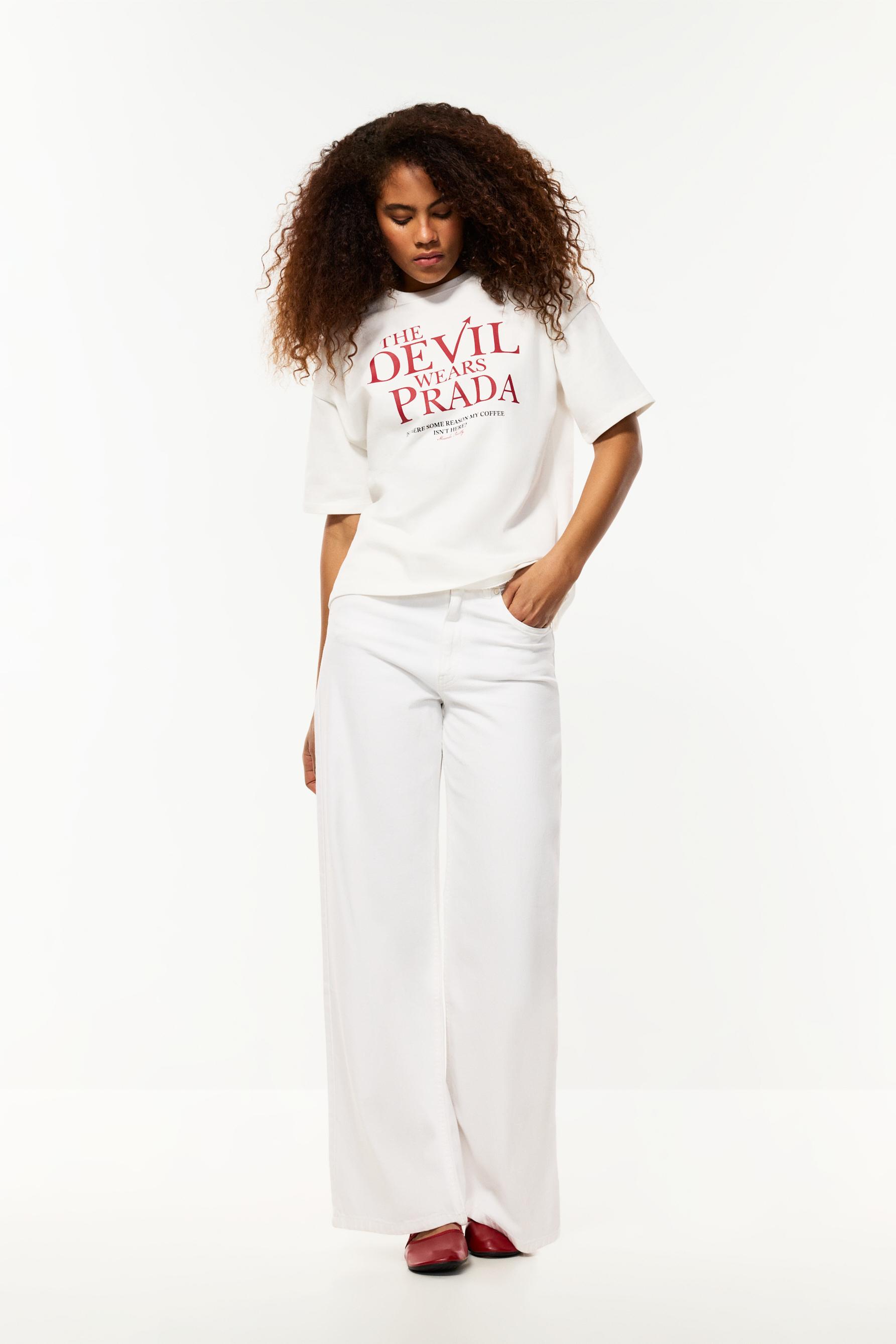 The Devil Wears Prada ©Disney T-shirt — OFF WHITE