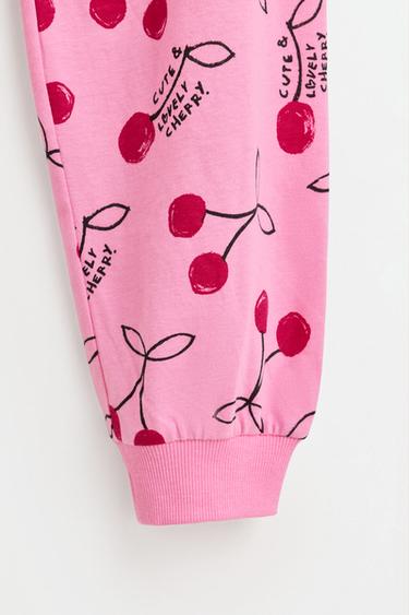 Long printed pyjamas — BUBBLEGUM PINK 5