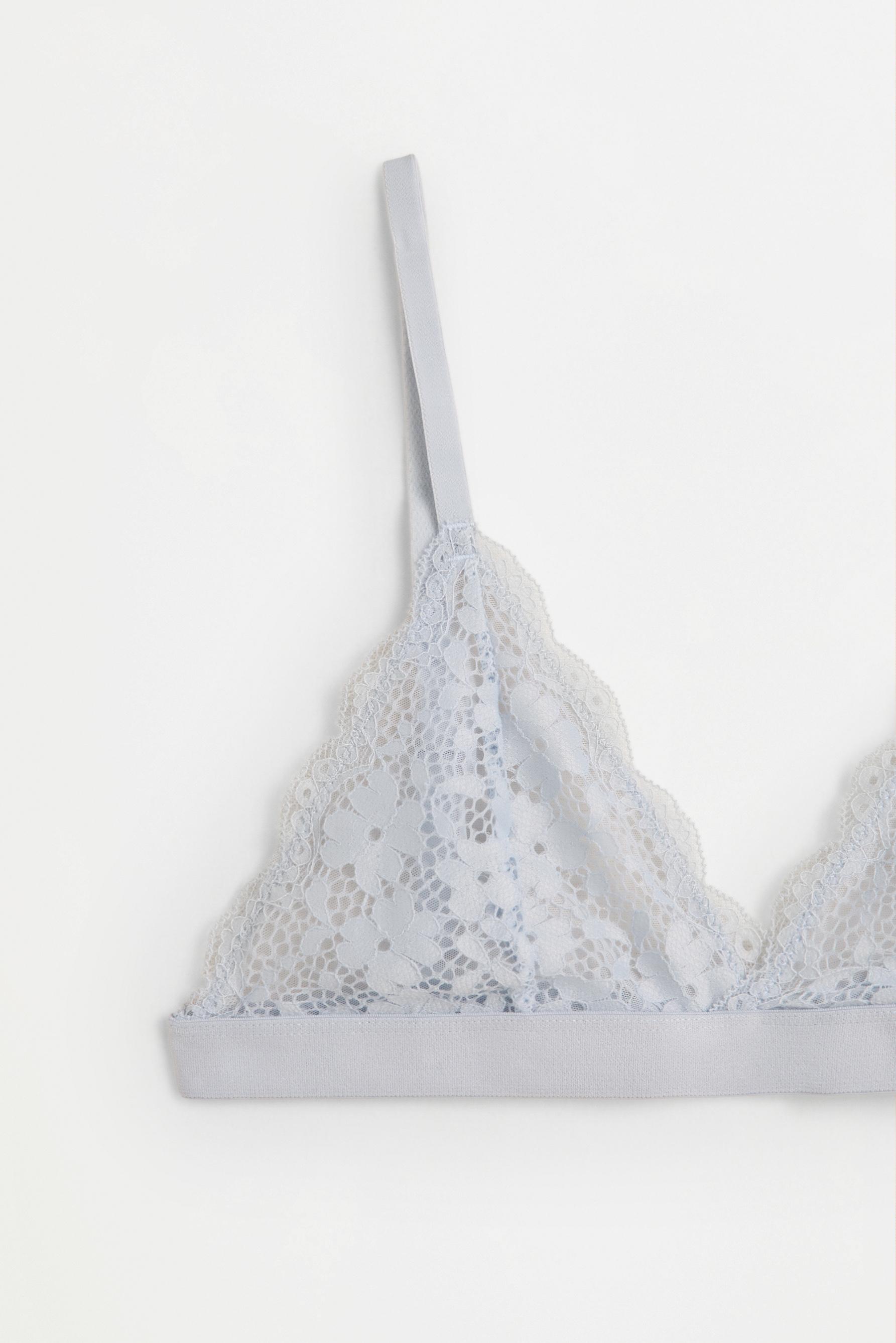 Lace bralette — SKY BLUE