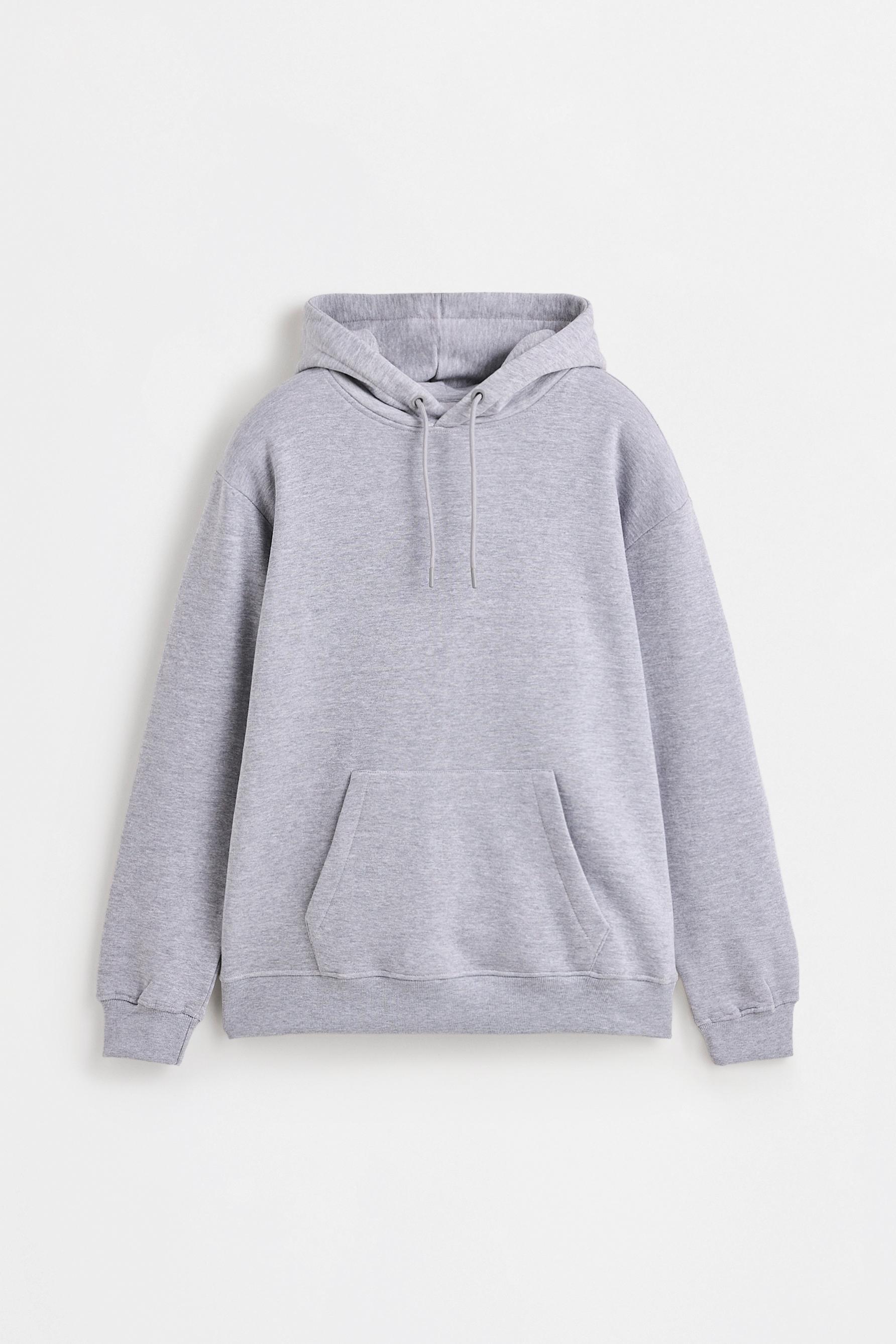 Basic hoodie — GREY MARL