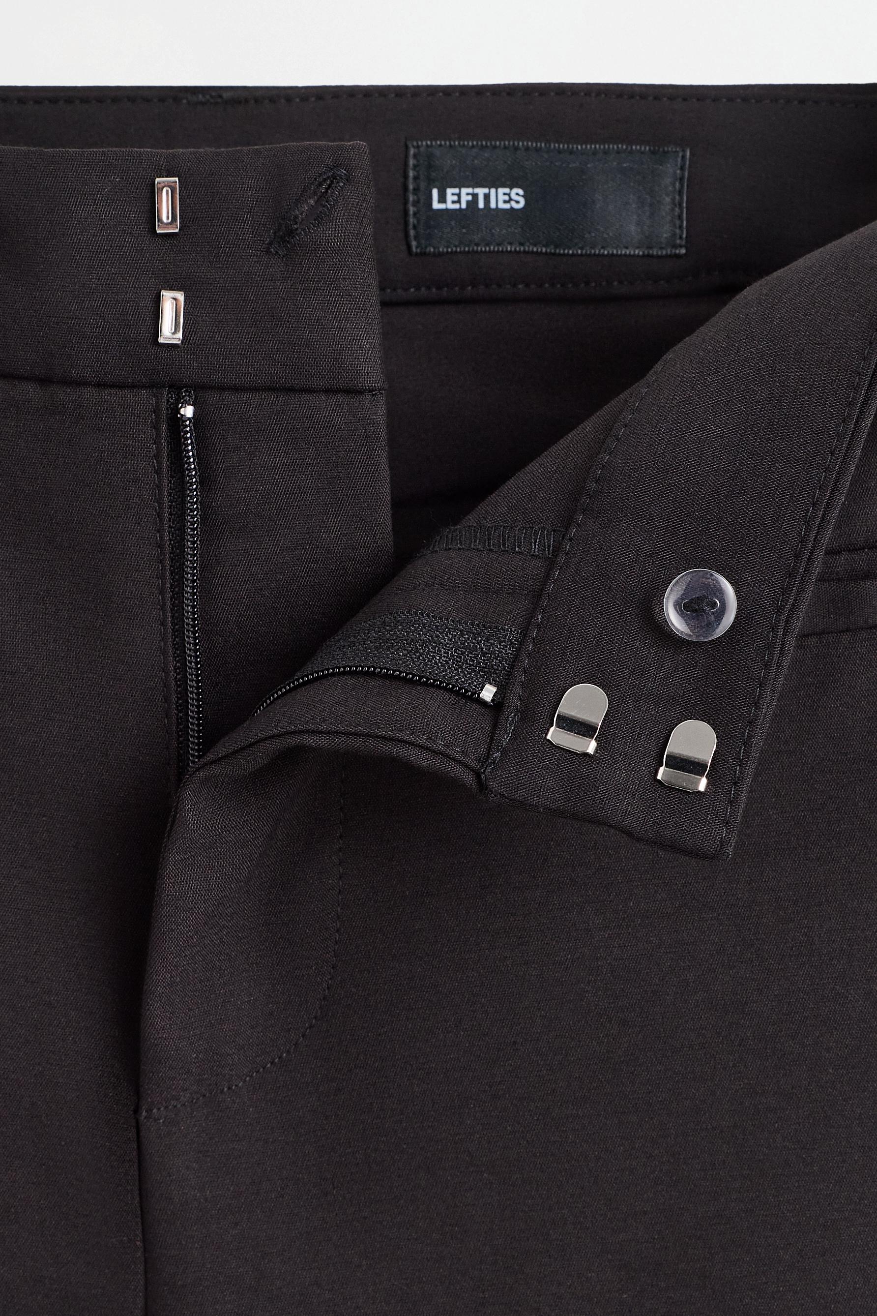 Bell bottom trousers — BLACK