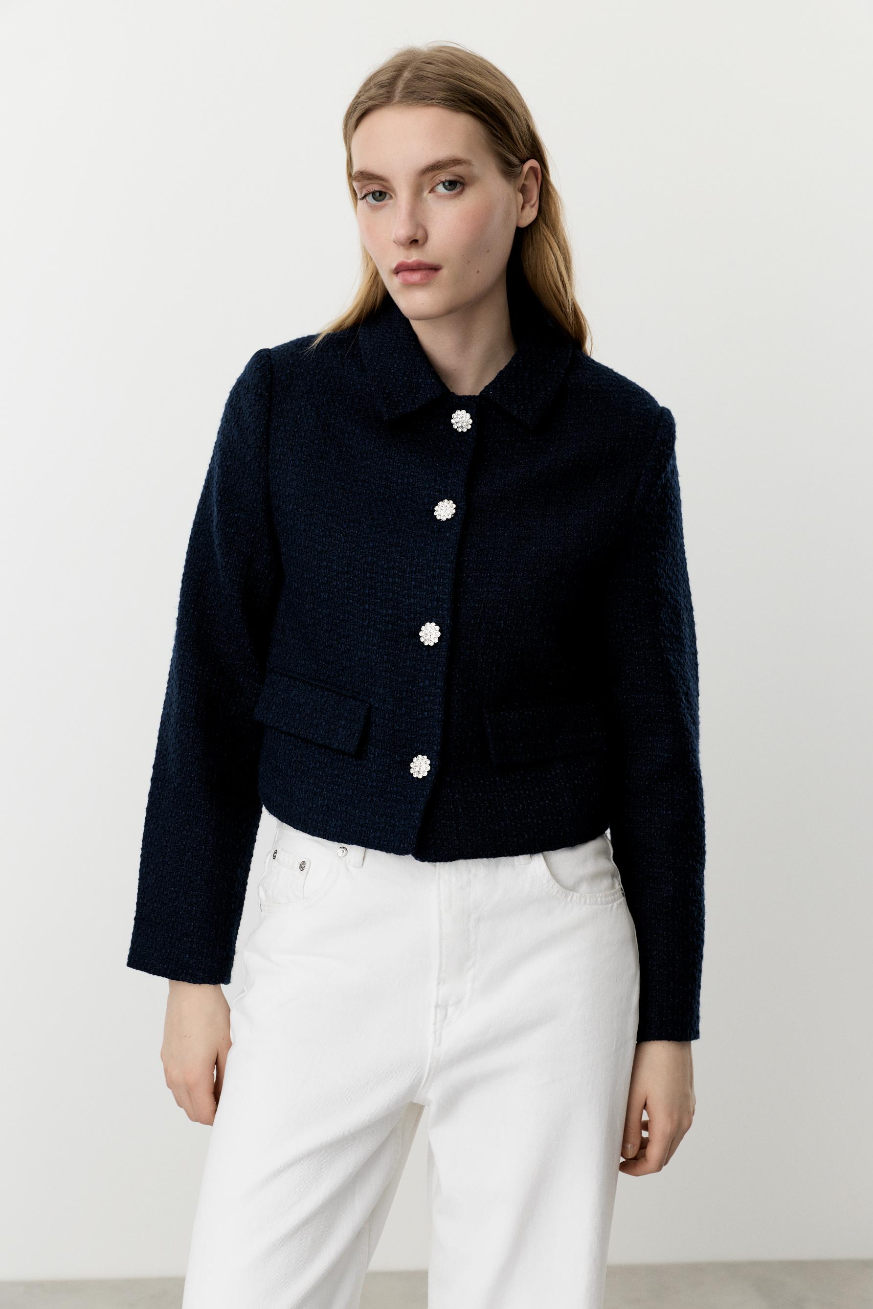 Chaqueta textura botones