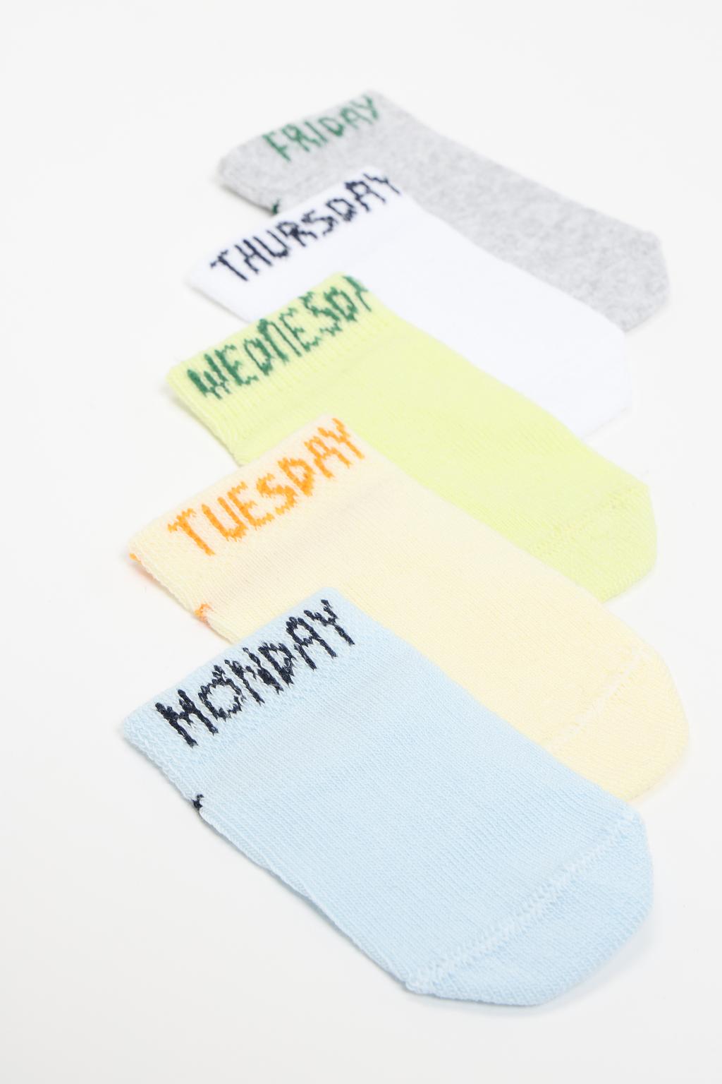 5-pack of weekly socks