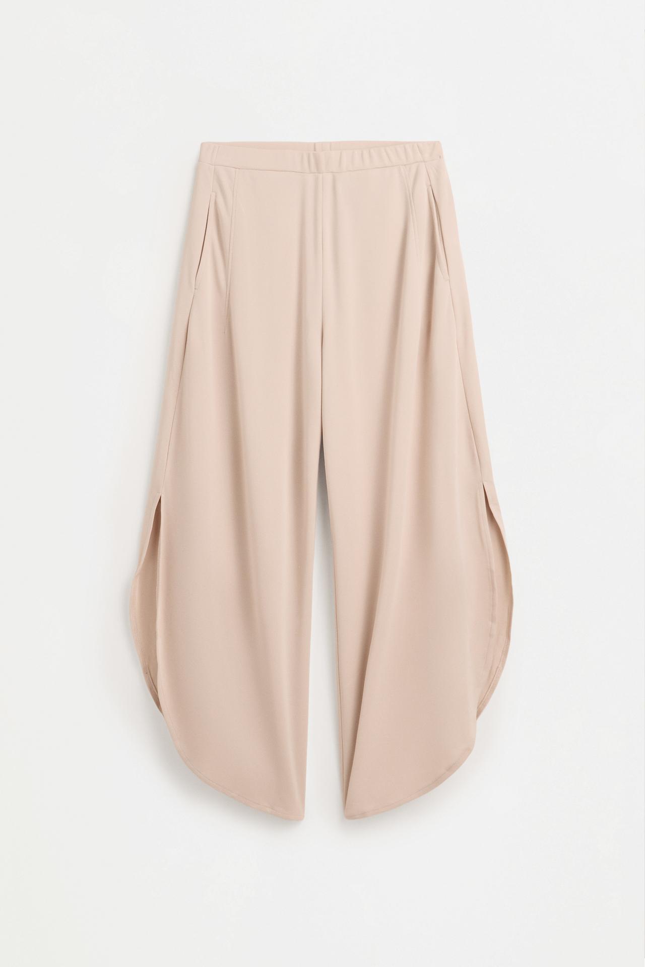 Split detail culottes — MINK