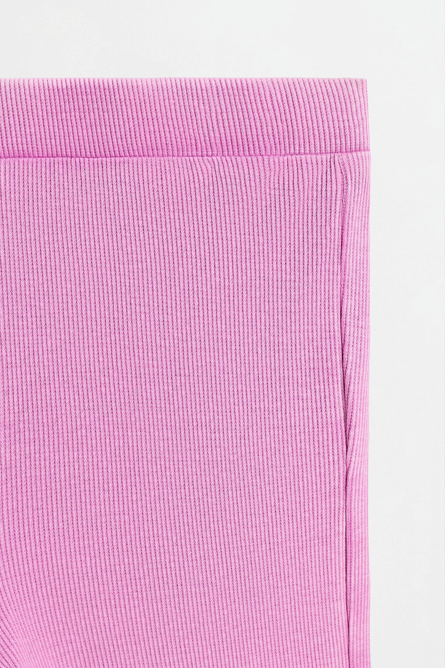 Washed effect T-shirt and leggings set — PINK