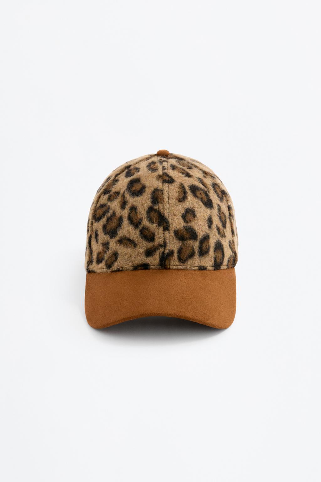 Animal print cloth cap