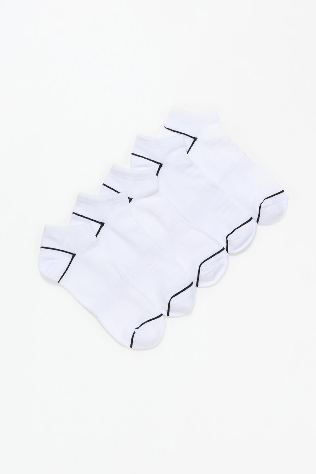 Pack of 5 sporty ankle socks