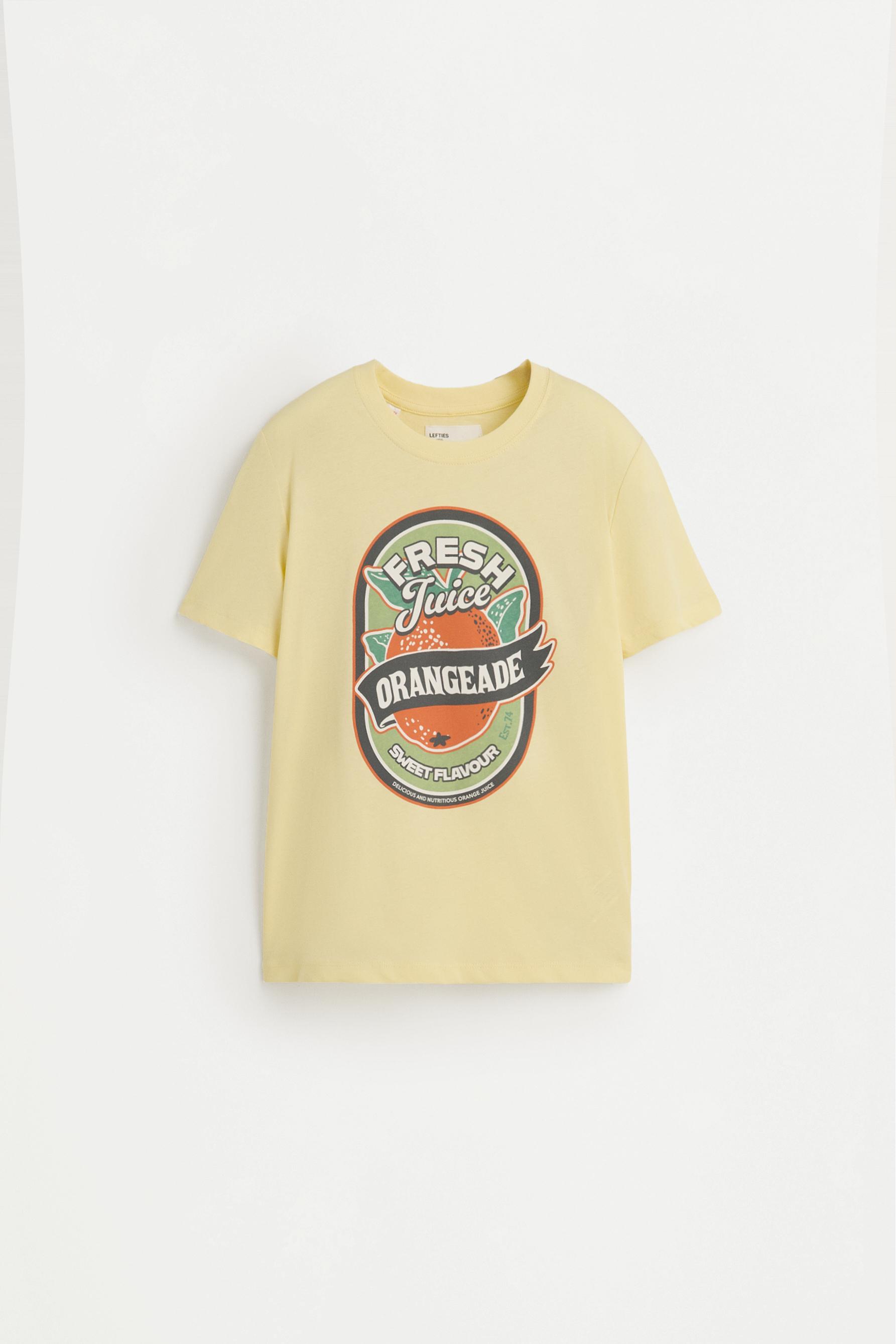 Short printed pyjamas — PASTEL YELLOW