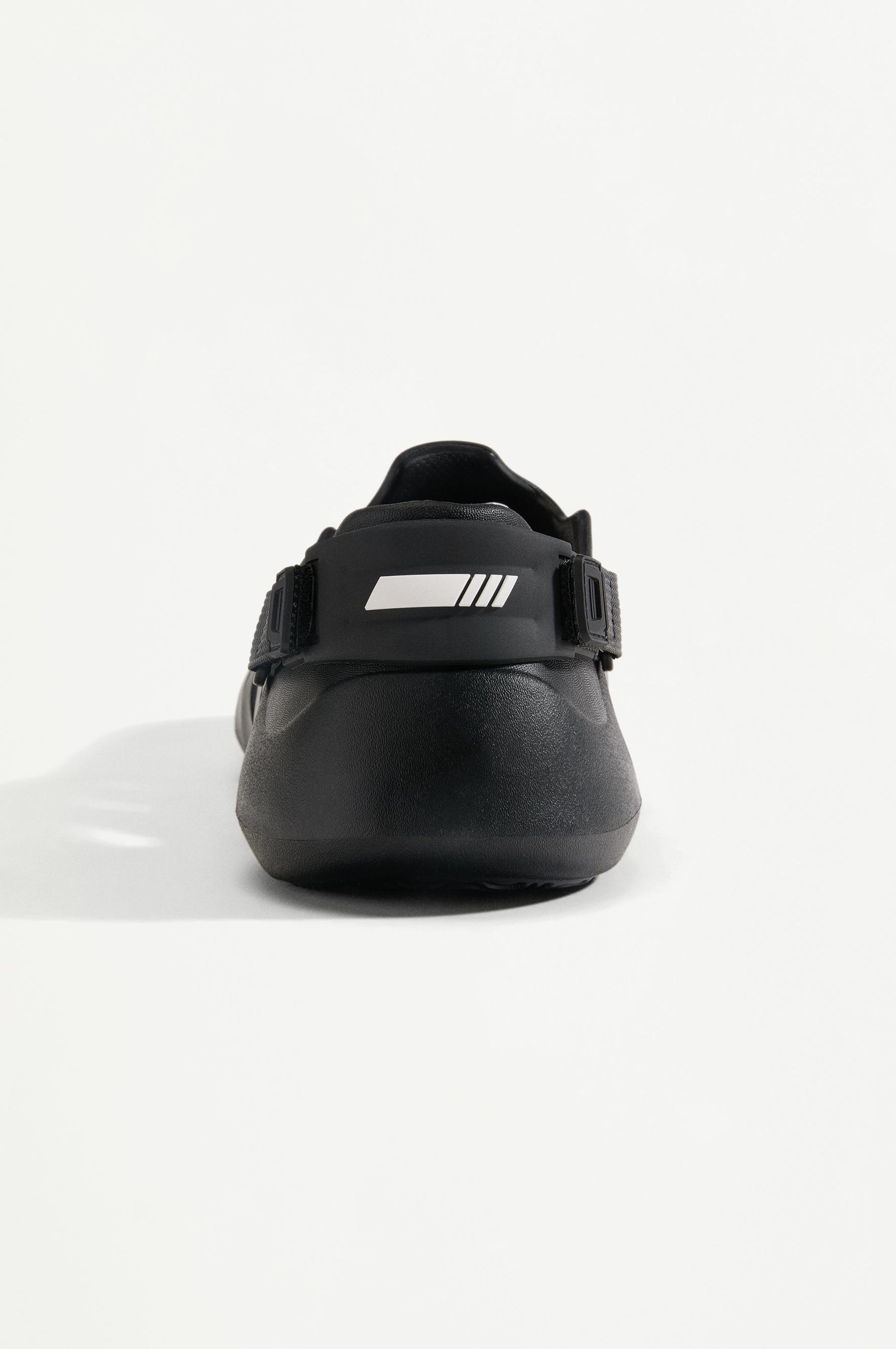 Perforated Clog — BLACK