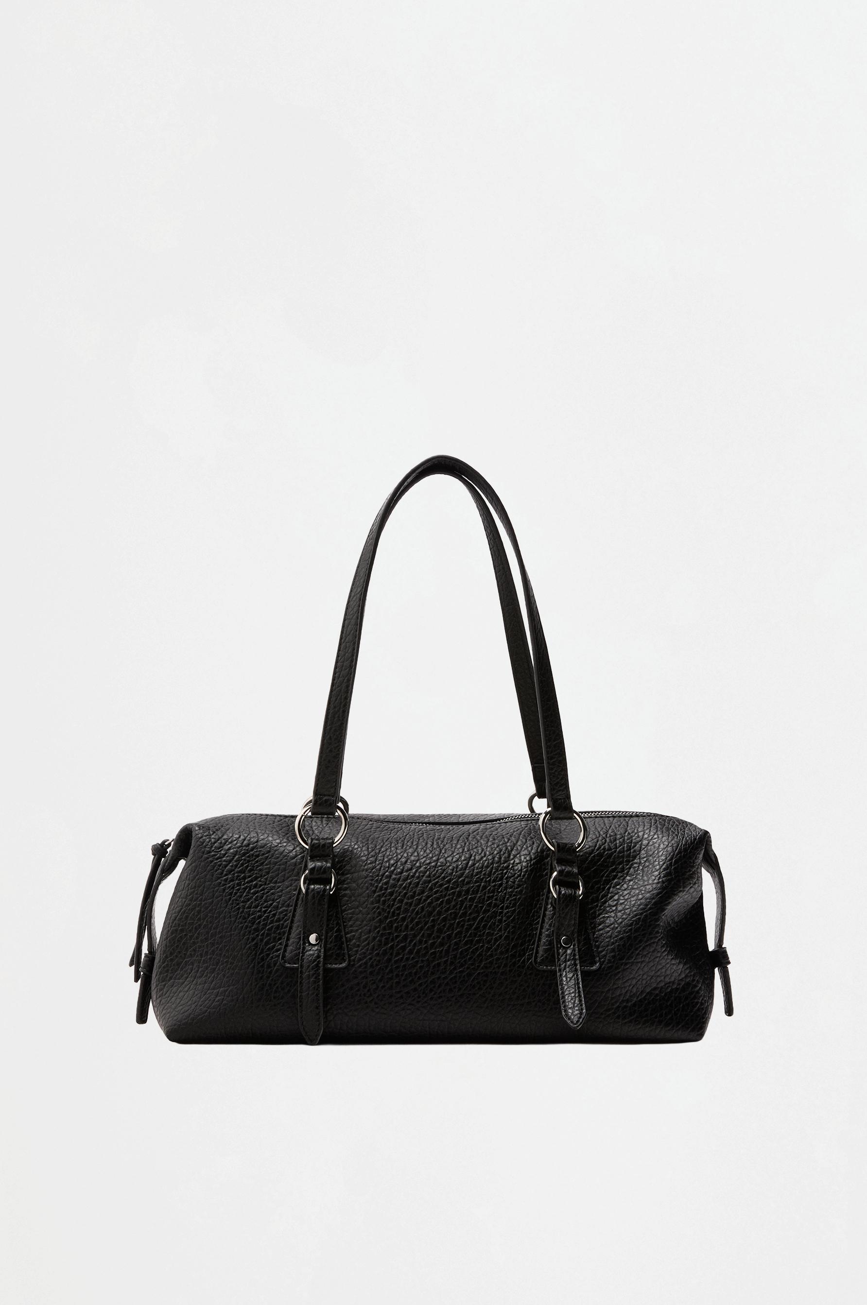 Ring shoulder bag — BLACK