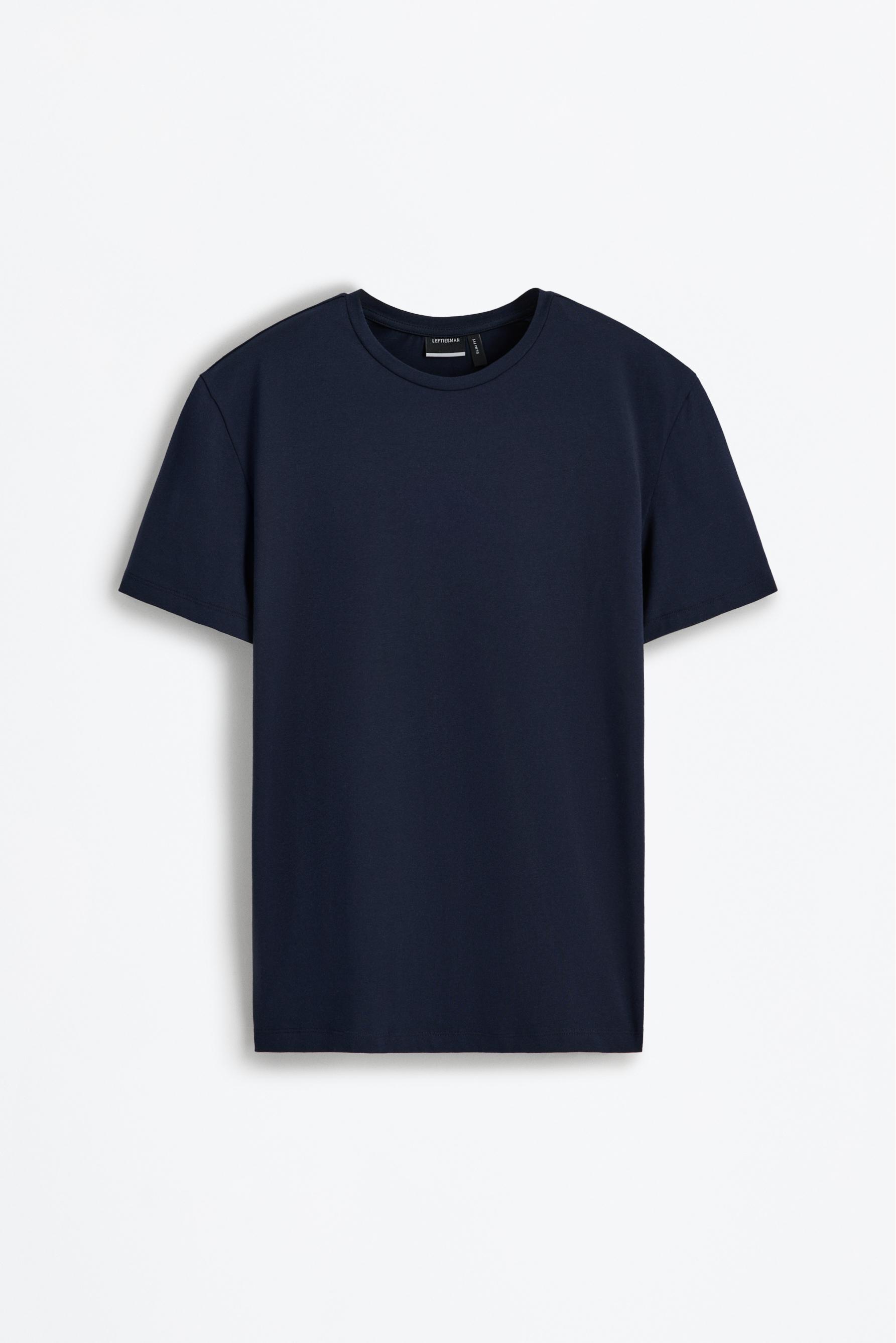 Soft slim fit T-shirt — NAVY