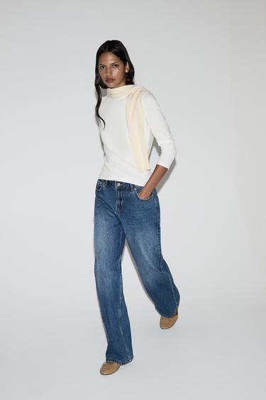 Round neck long sleeve T-shirt — OFF WHITE 5