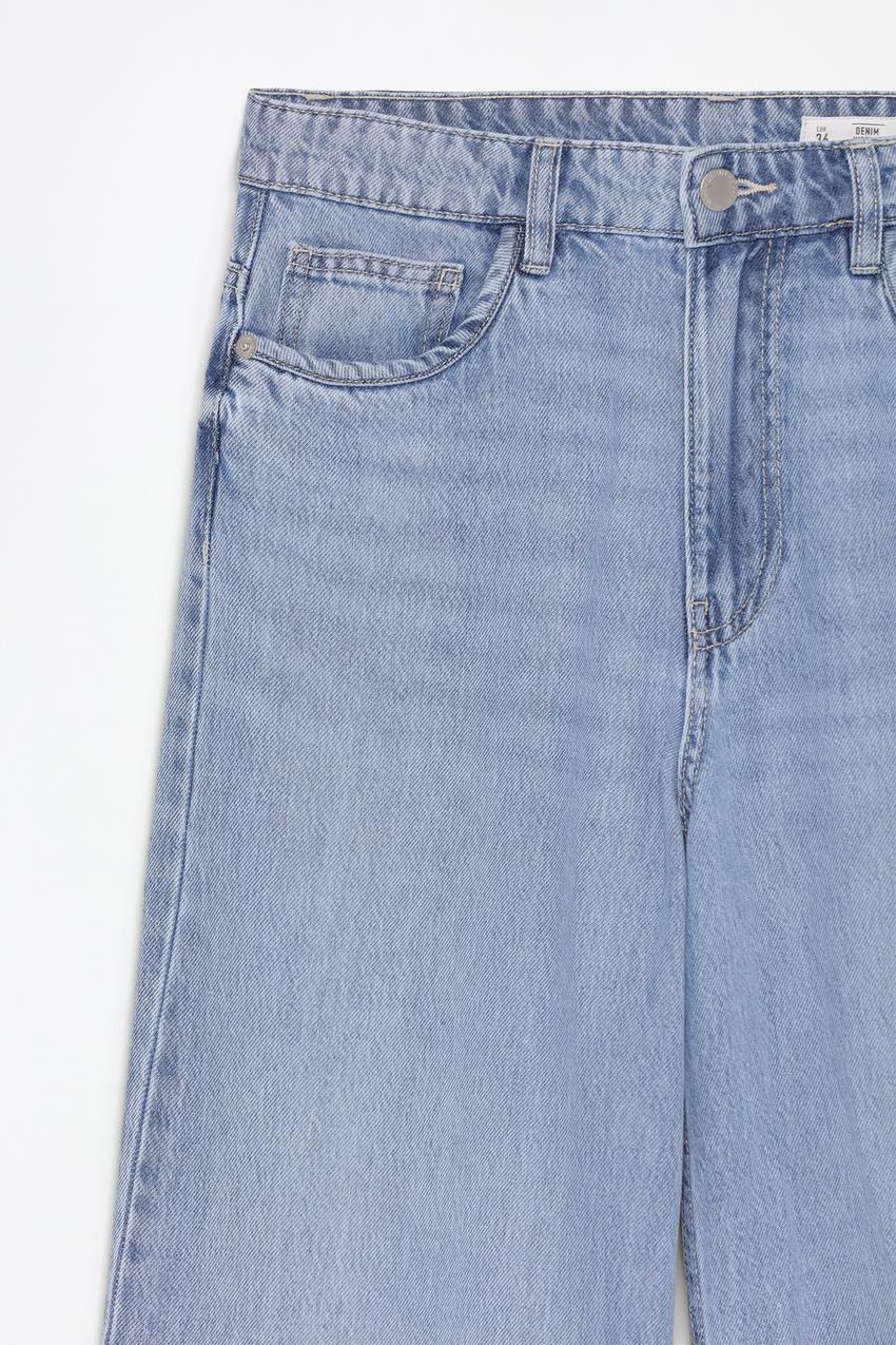 Lightweight wide-leg jeans Jeans CLOTHING Woman Lefties