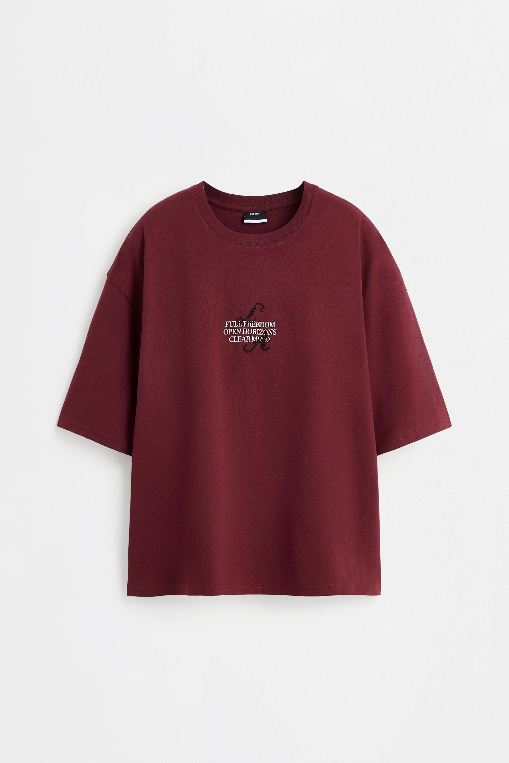 Printed T-shirt — WINE