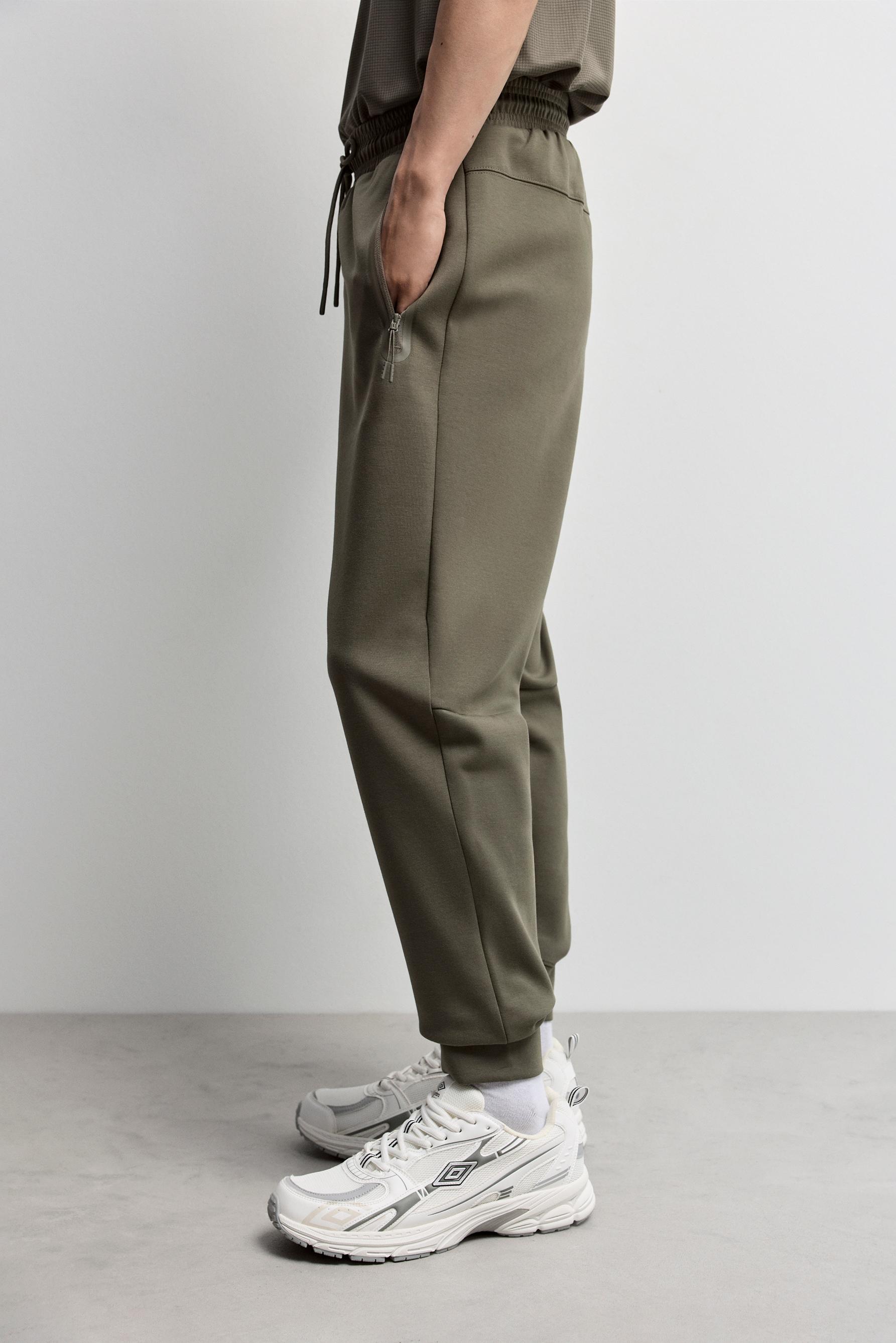 Basic interlock joggers — GREEN