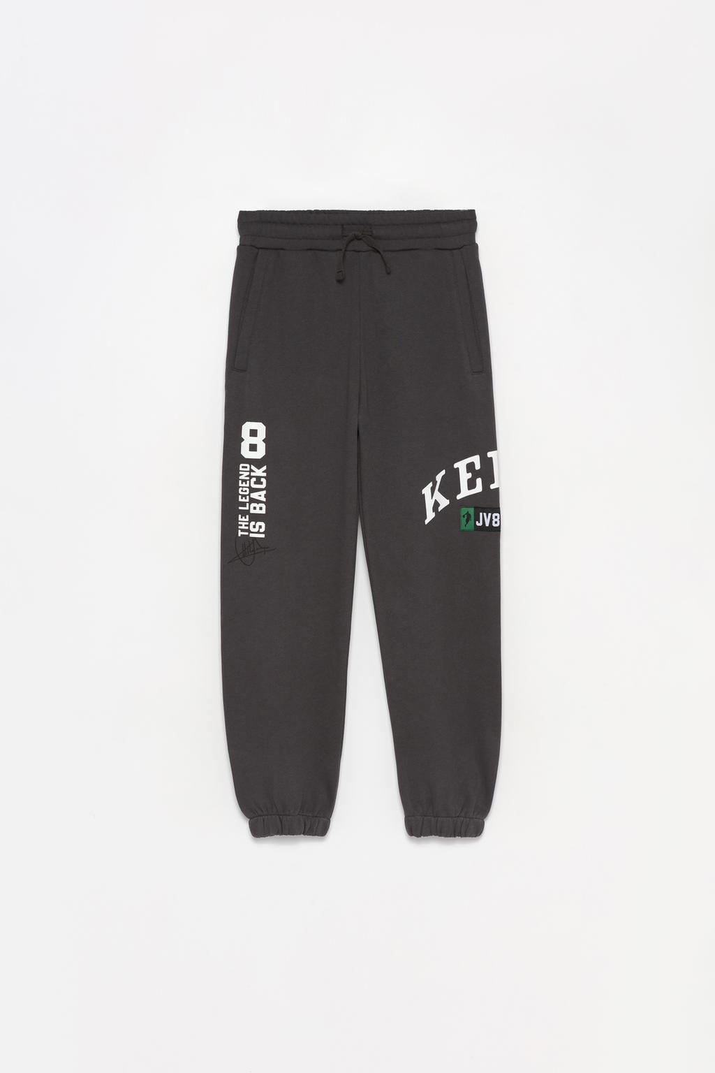 Kelme JV8 x Lefties jogger trousers with slogan