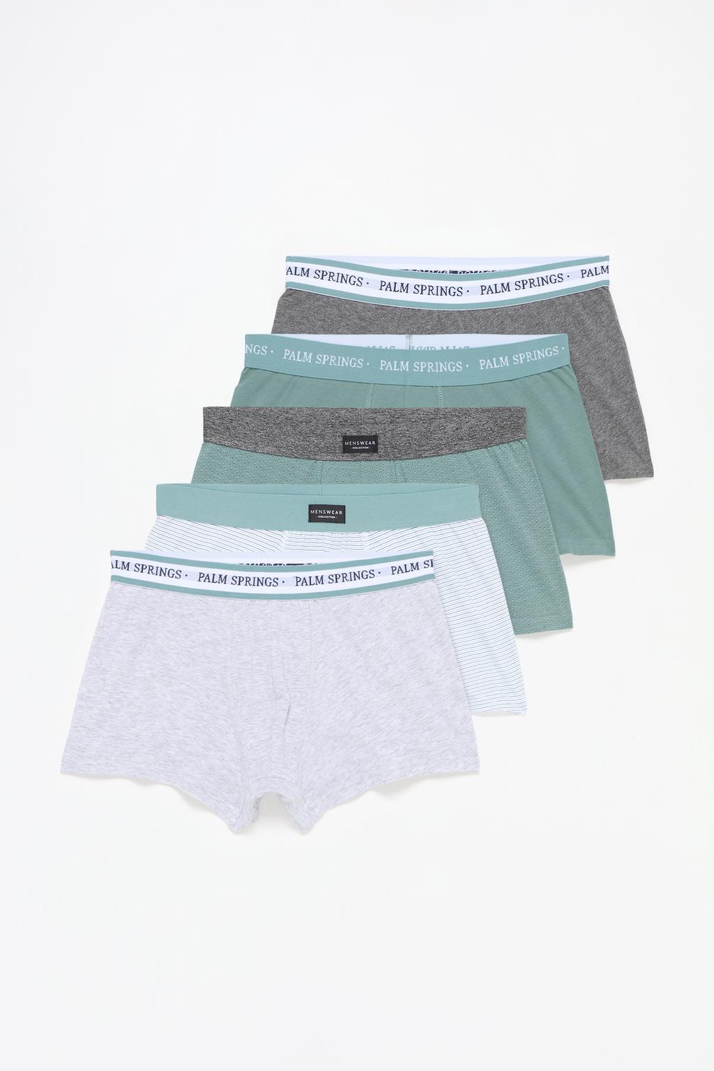 Pack de 5 boxers combinados