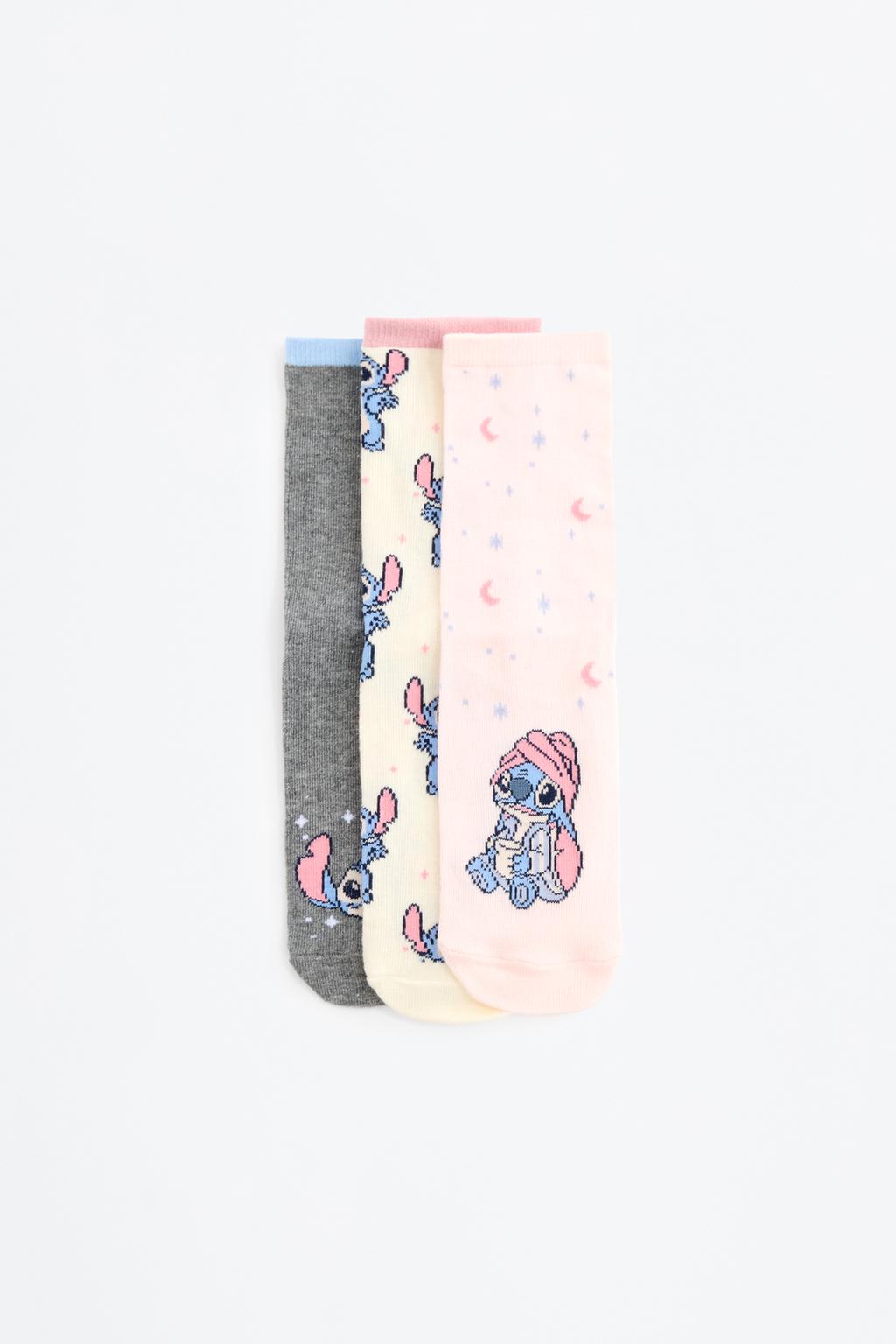 3-pack of Stitch ©Disney long socks