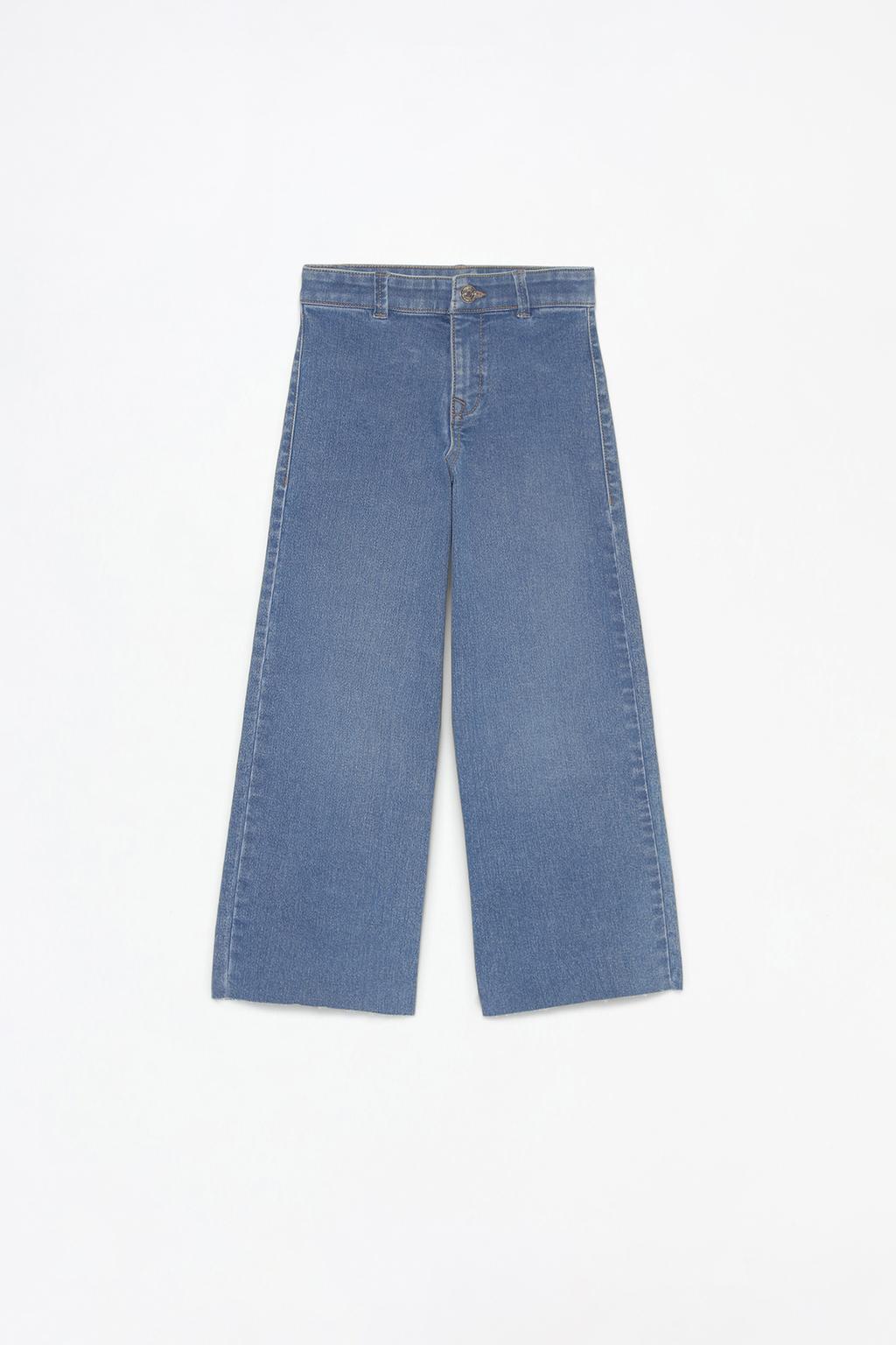 Marine culotte jeans