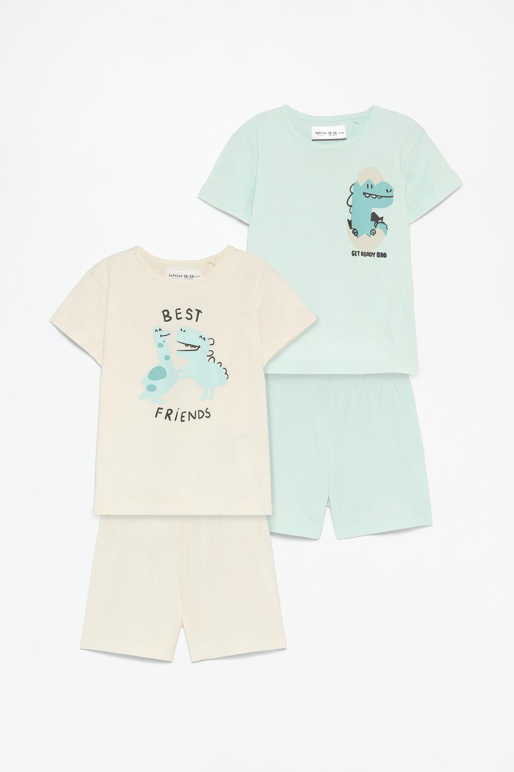 2-pack of animal pyjamas