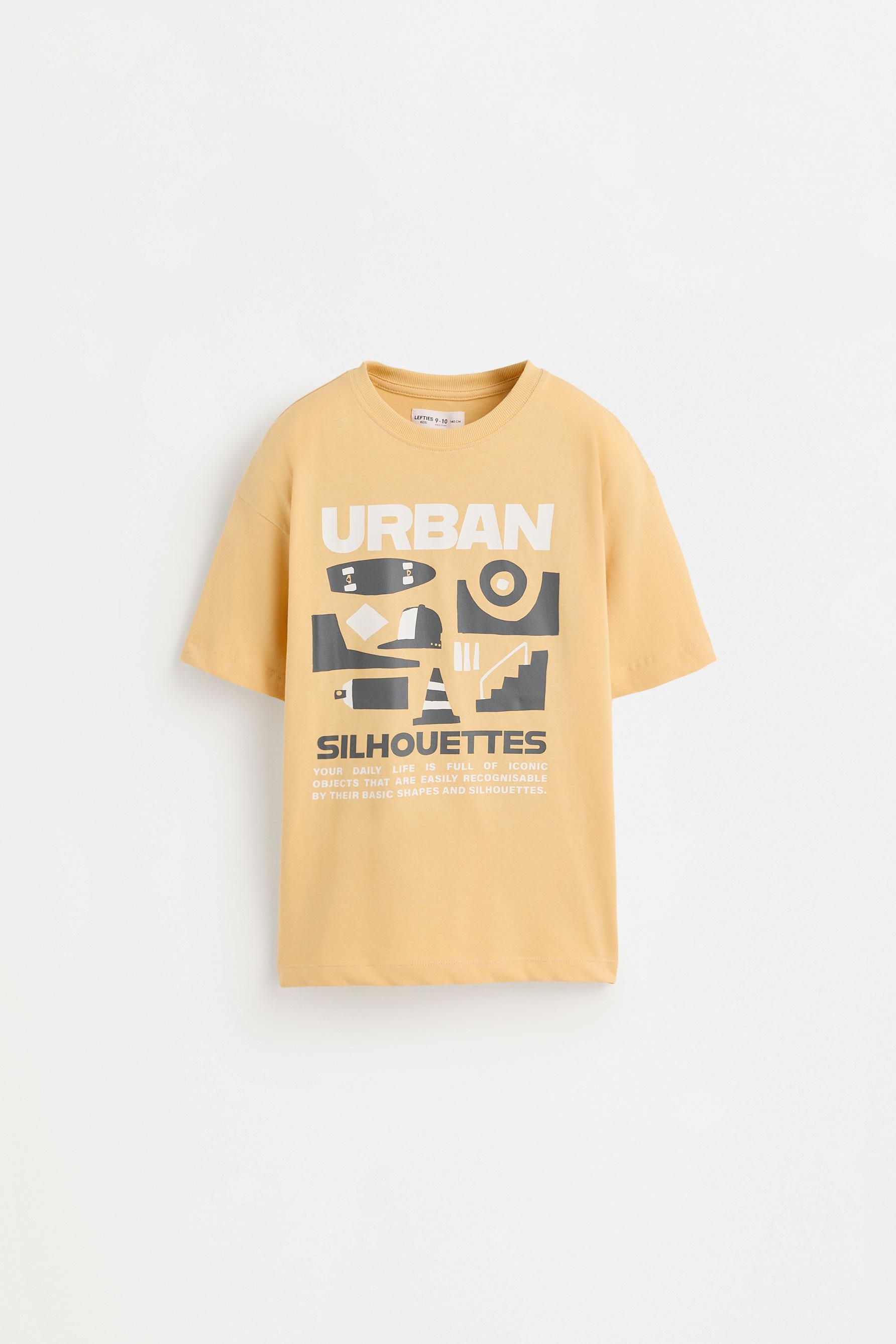 Printed T-shirt — MUSTARD