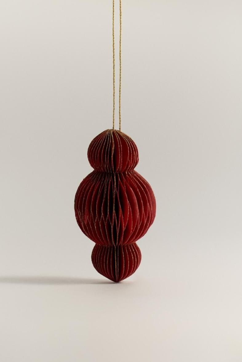 Adorno árbol muñeco de nieve 10 cm