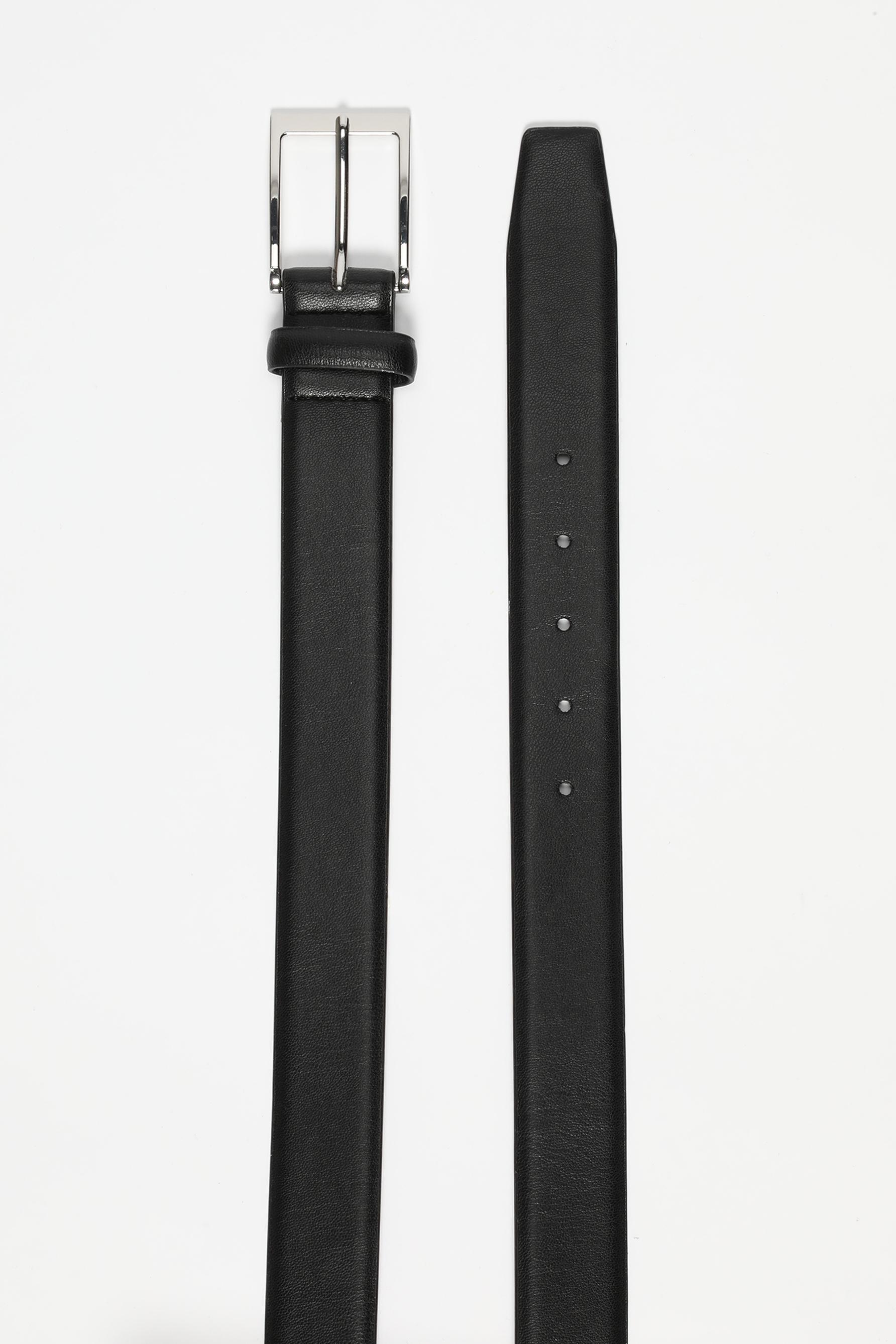 Basic dress belt — BLACK