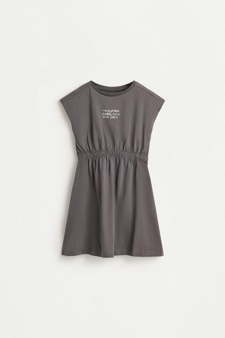 Dress with elasticated waist — LEAD