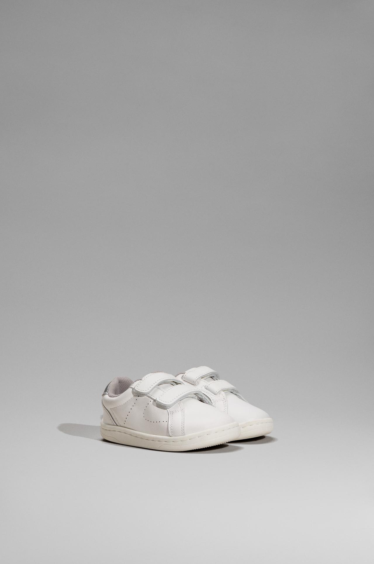 Barefoot leather sneakers — WHITE